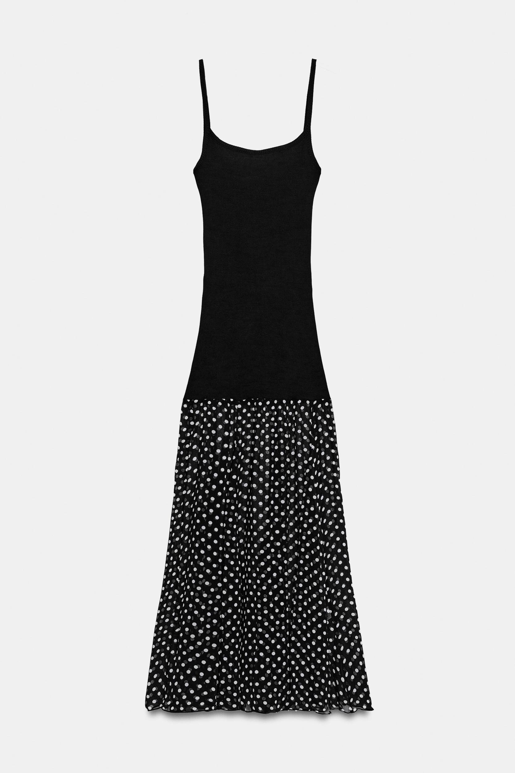 POLKA DOT COMBINATION DRESS Product Image
