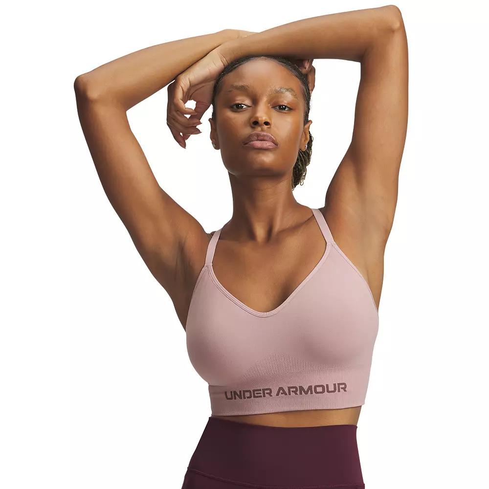 Women's Under Armour Vanish Seamless Low Long Sports Bra,  Product Image