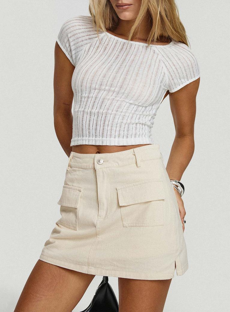 Cadern Skort Cream Product Image