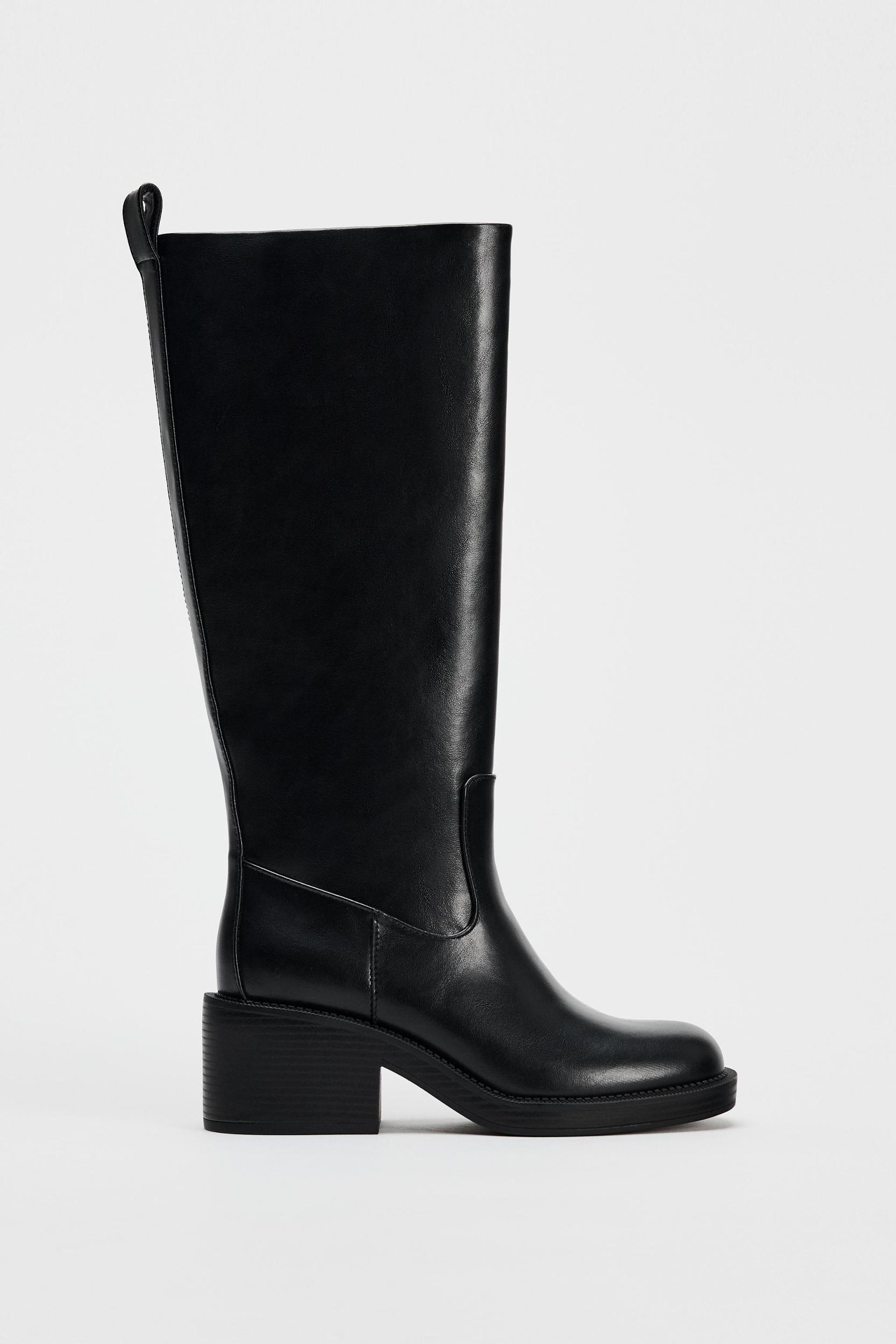 WIDE HEELED BOOTS Product Image
