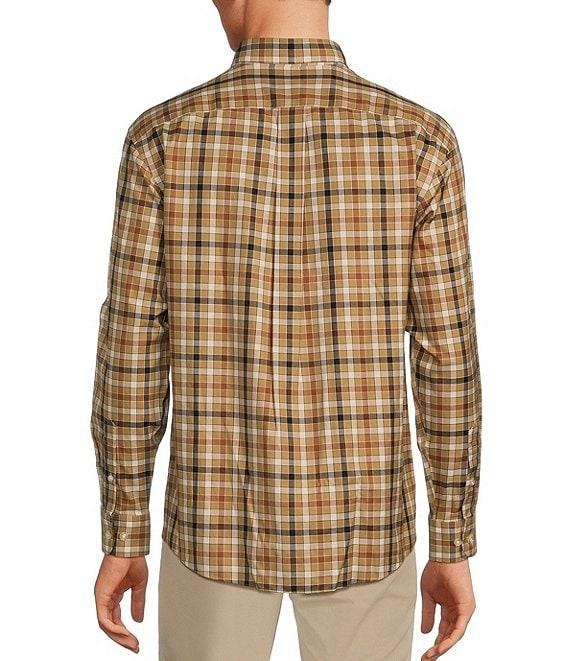 Gold Label Roundtree & Yorke Non-Iron Twill Long Sleeve Multi Plaid Sport Shirt Product Image