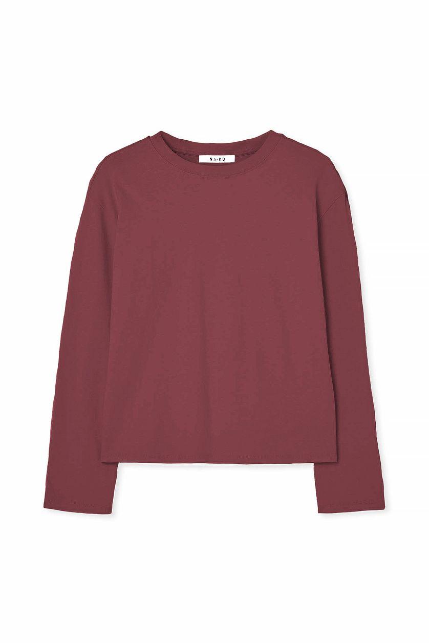 Oversized Long Sleeved Top Green Product Image