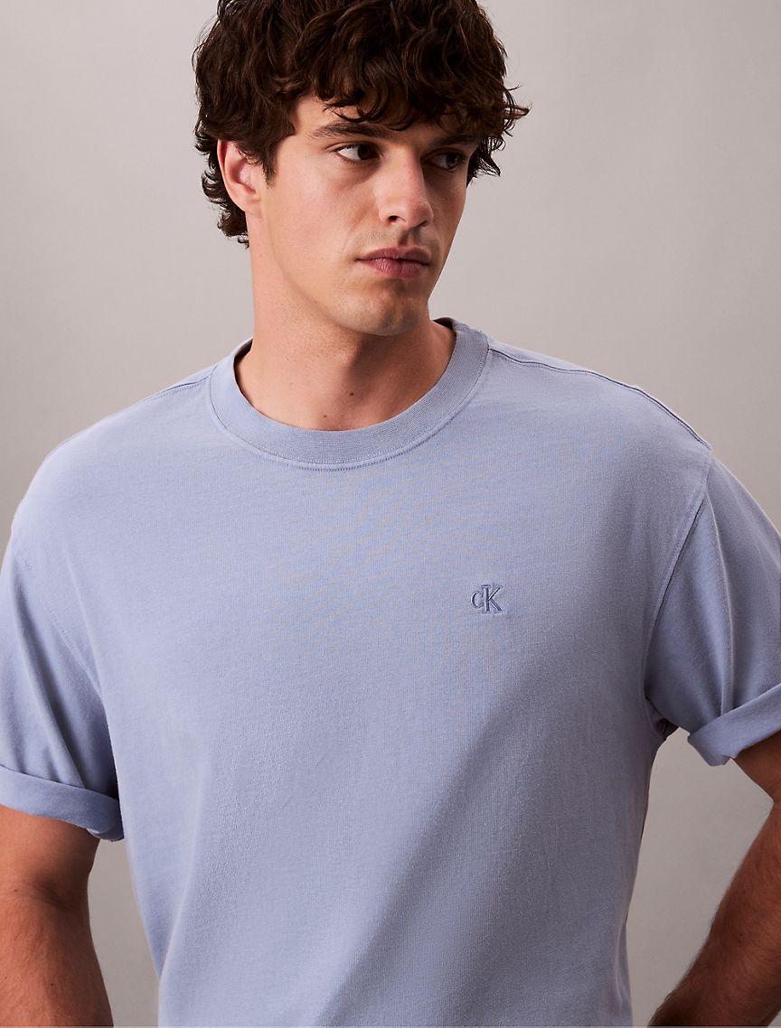 Cotton Jersey Monogram Logo Relaxed T-Shirt  Product Image