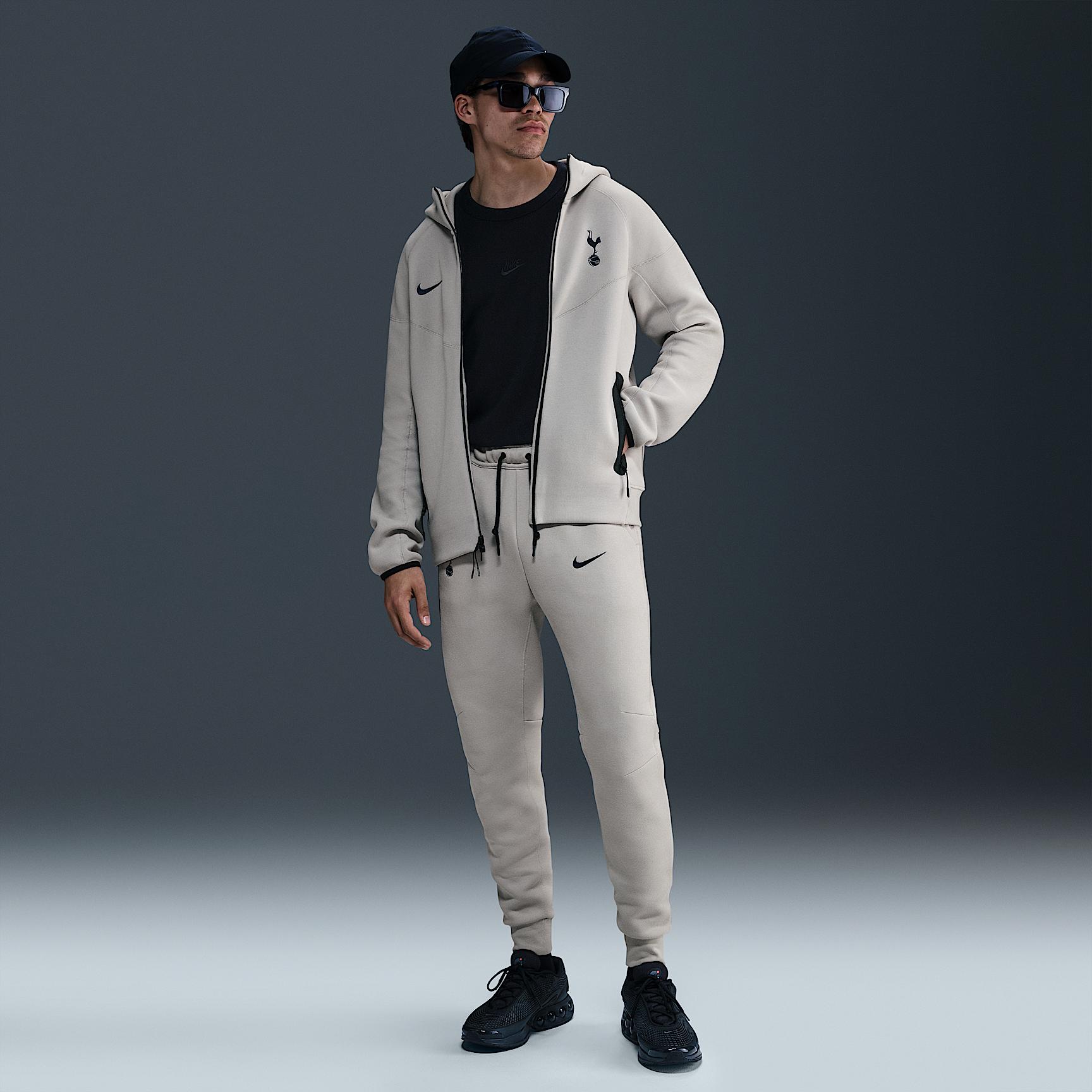 Tottenham Hotspur Tech Windrunner Nike Mens Soccer Fleece Full-Zip Hoodie | HJ6434-014 Product Image