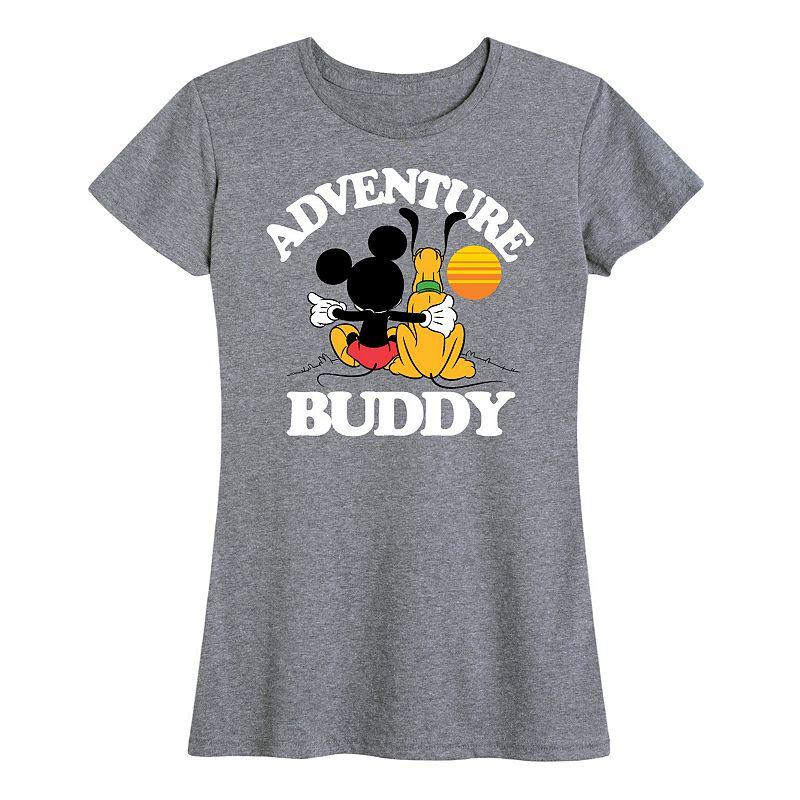 Disney's Mickey Mouse & Pluto Women's Adventure Partner Graphic Tee,  Product Image