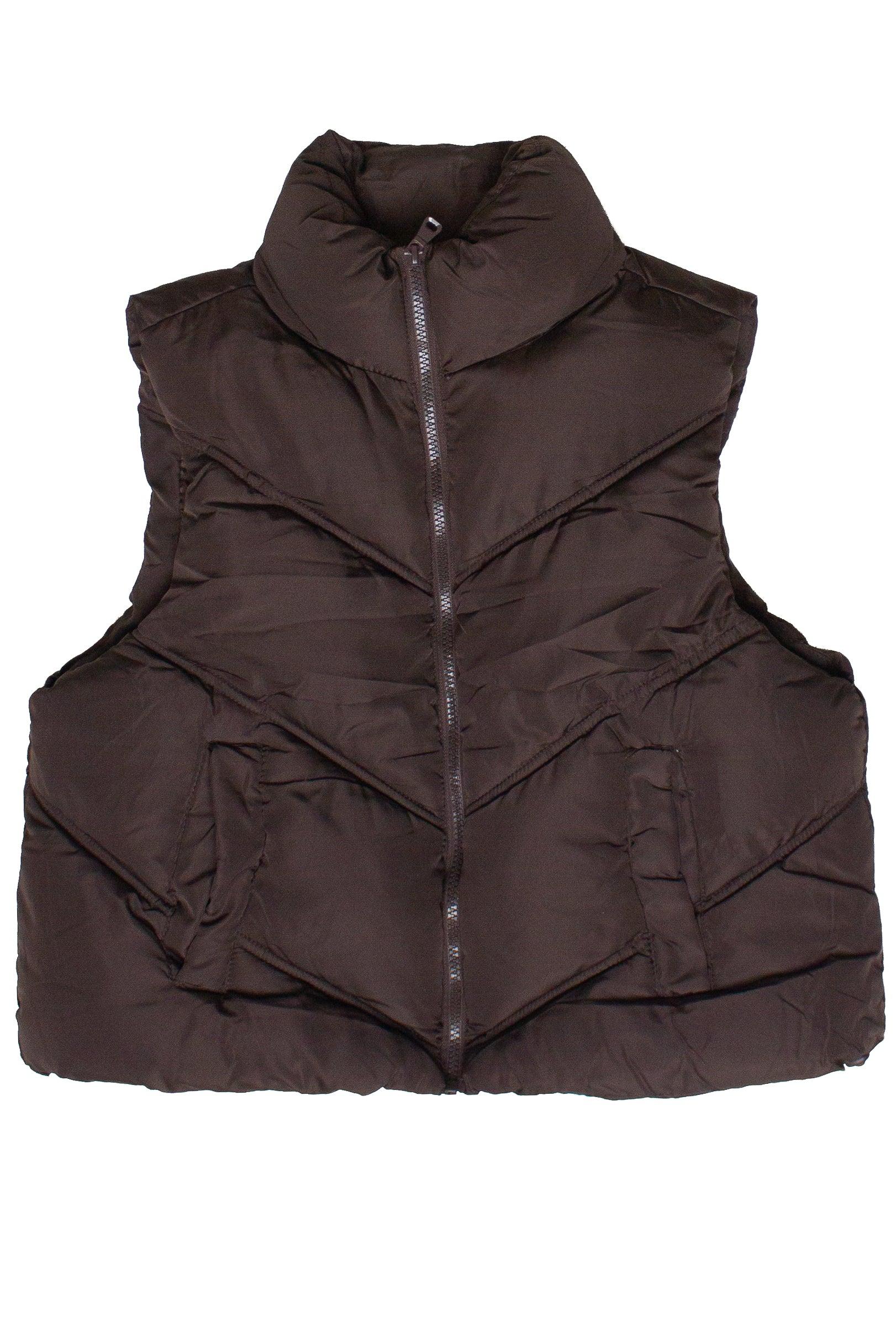 Chevron Puffer Vest Product Image