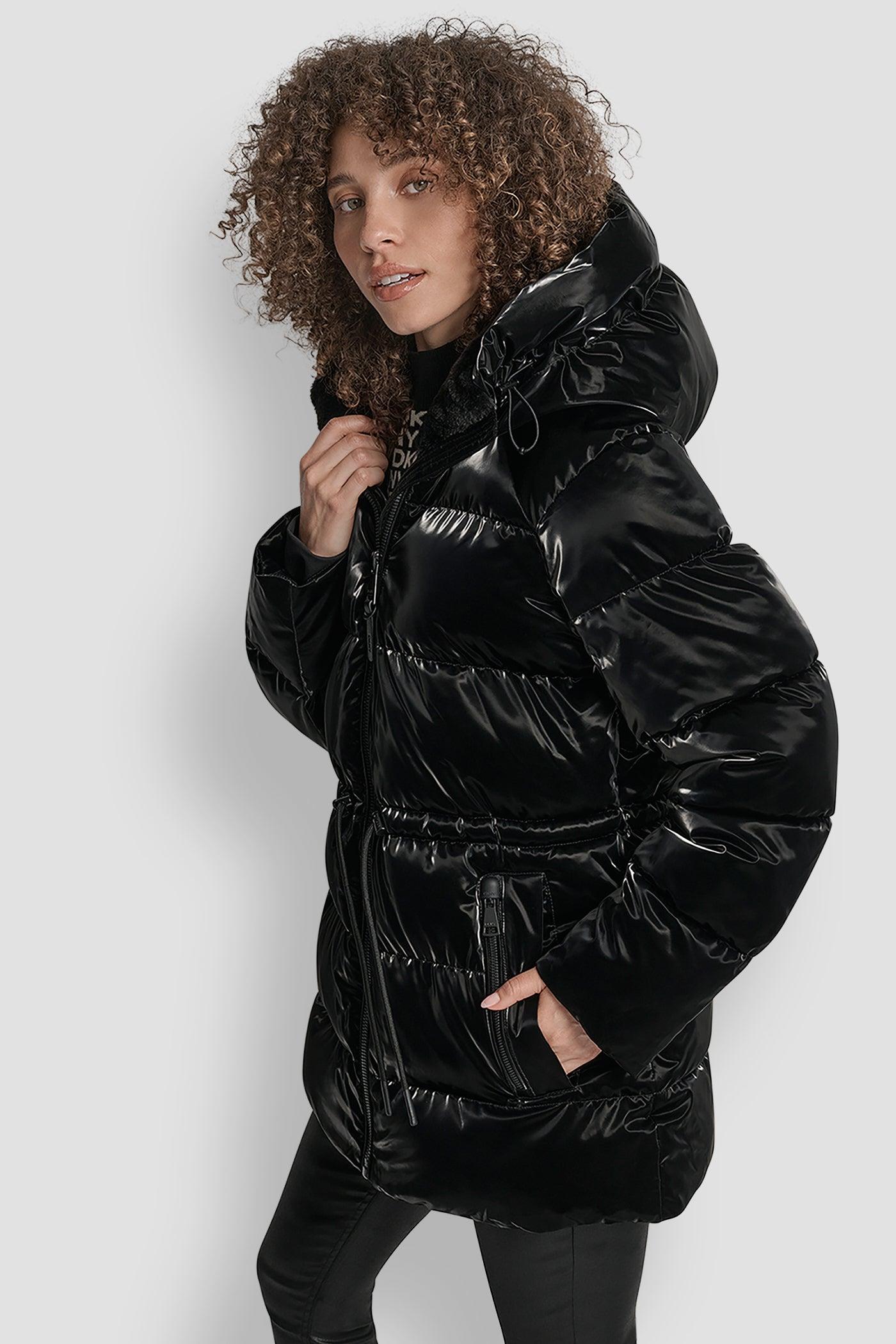 MID LENGTH LUSH PUFFER JACKET Product Image