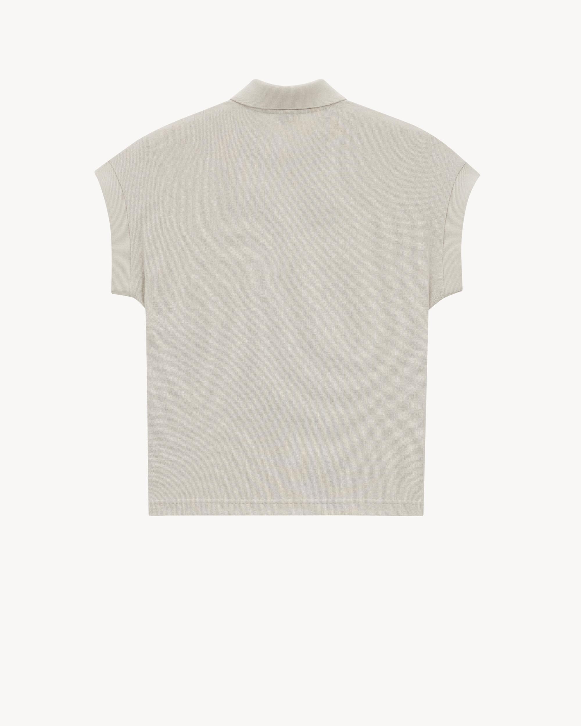 CASSANDRE polo in piqué Product Image