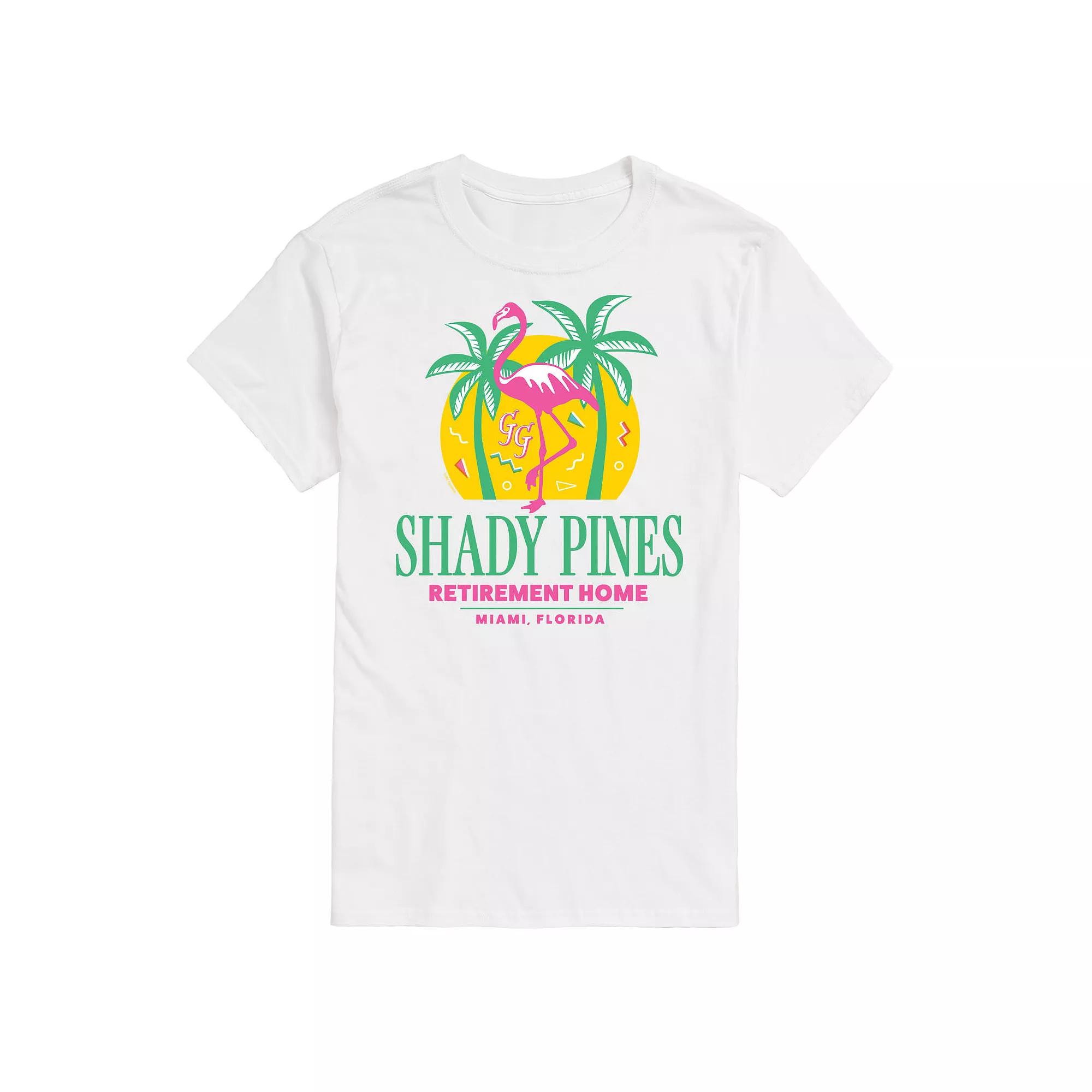 Men's Golden Girls Shady Pines Retirement Tee,  Product Image