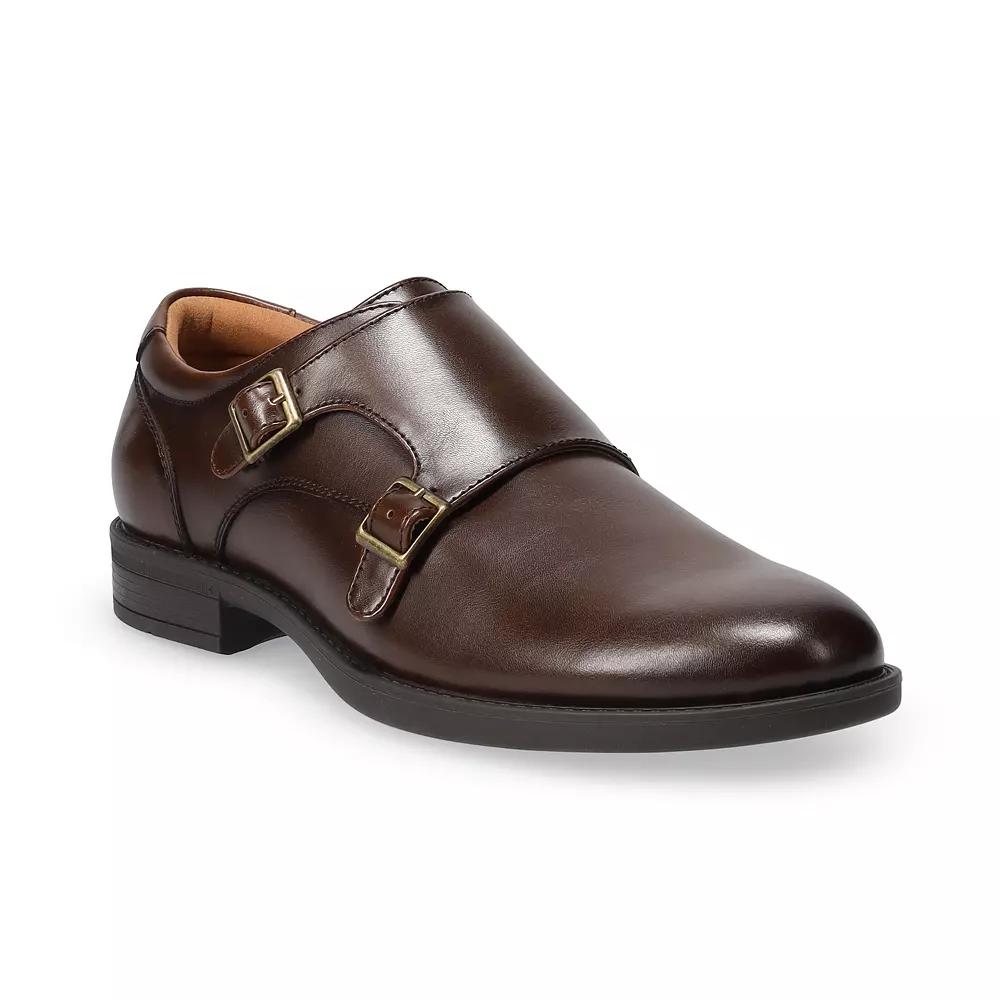 Apt. 9® Howiee Men's Monk Strap Dress Shoes, Size: 7.5, Brown Product Image