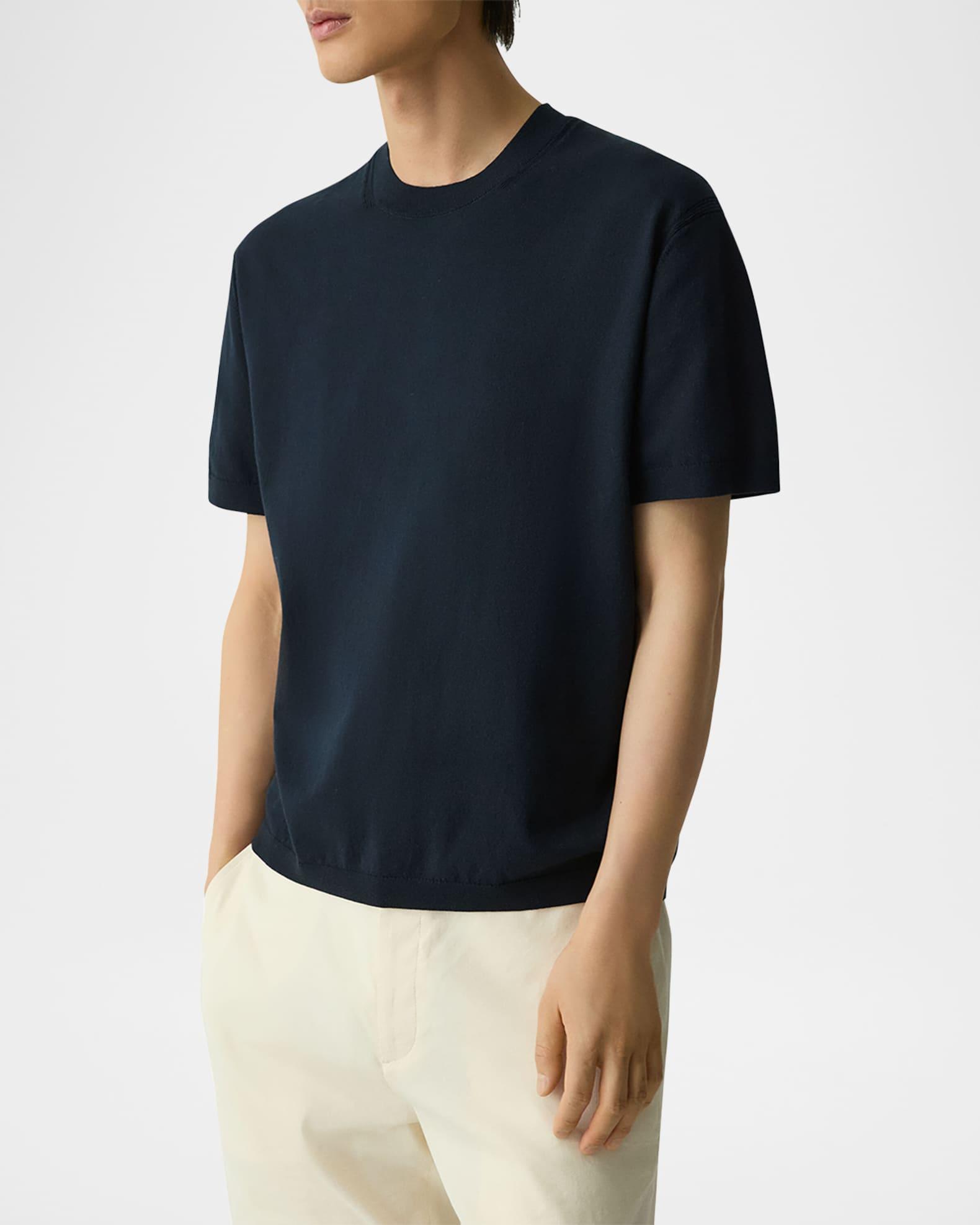 Men's Relaxed Short-Sleeve Crewneck Sweater Product Image