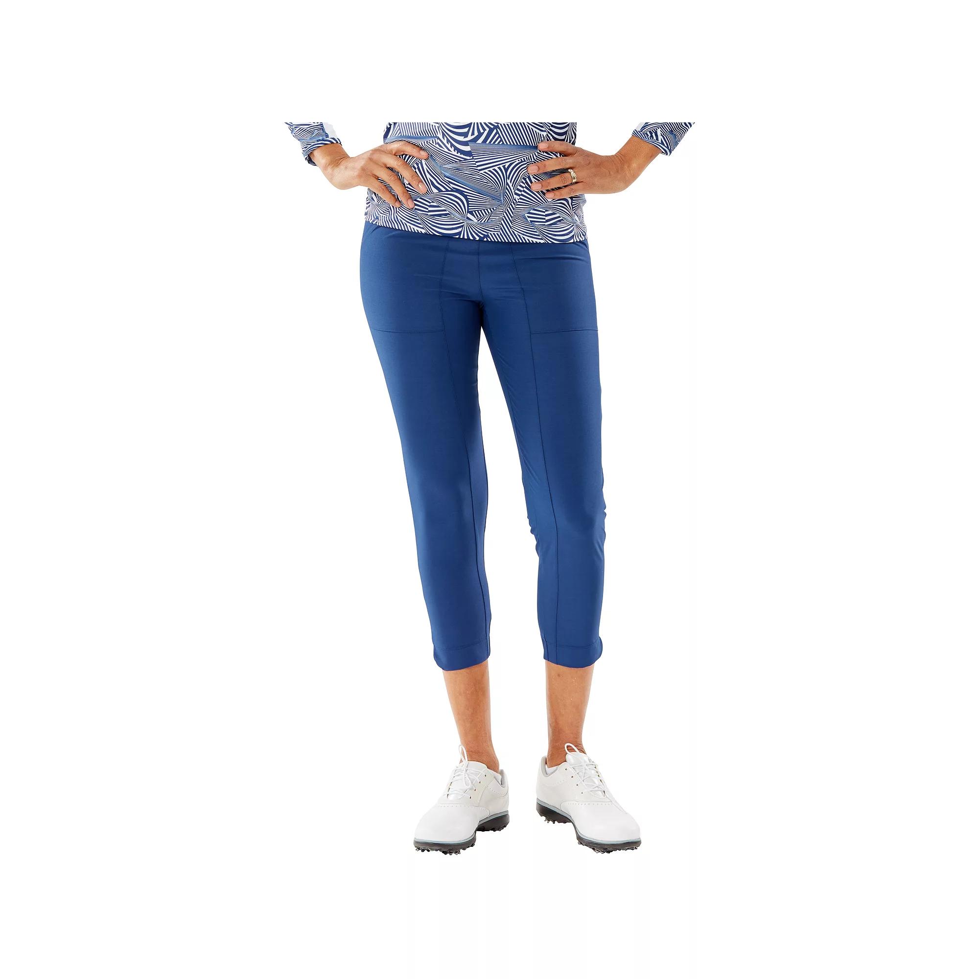 Women's Nancy Lopez Golf Ace Capri, Size: Medium, Blue Product Image