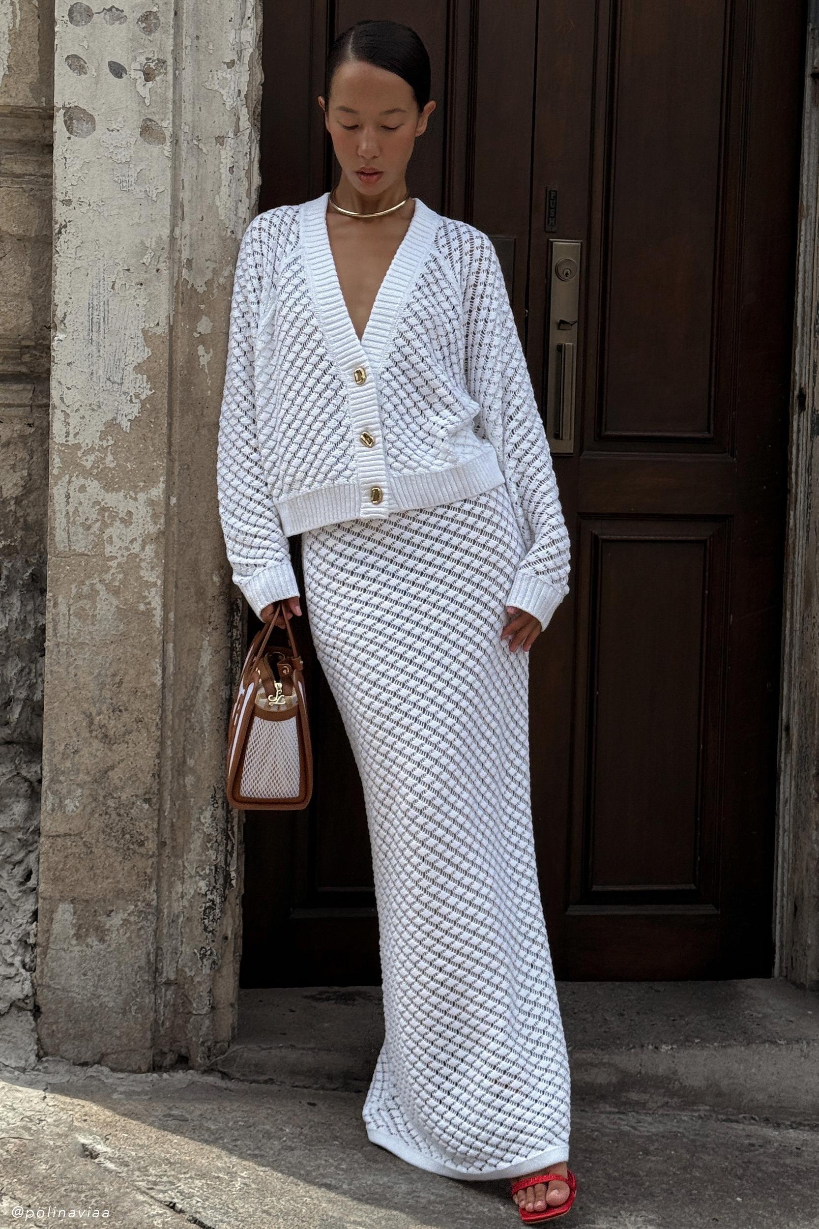 Mirabella Knit Cardigan - Ivory Product Image