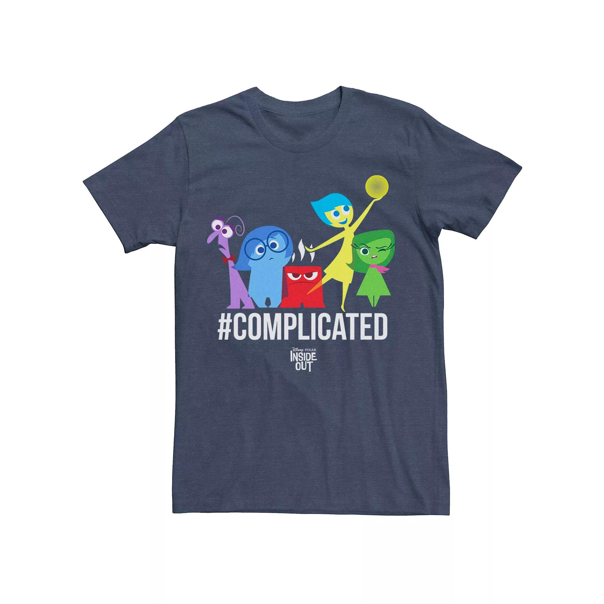 Men's Disney Pixar Inside Out Complicated Group Graphic Tee,  Product Image