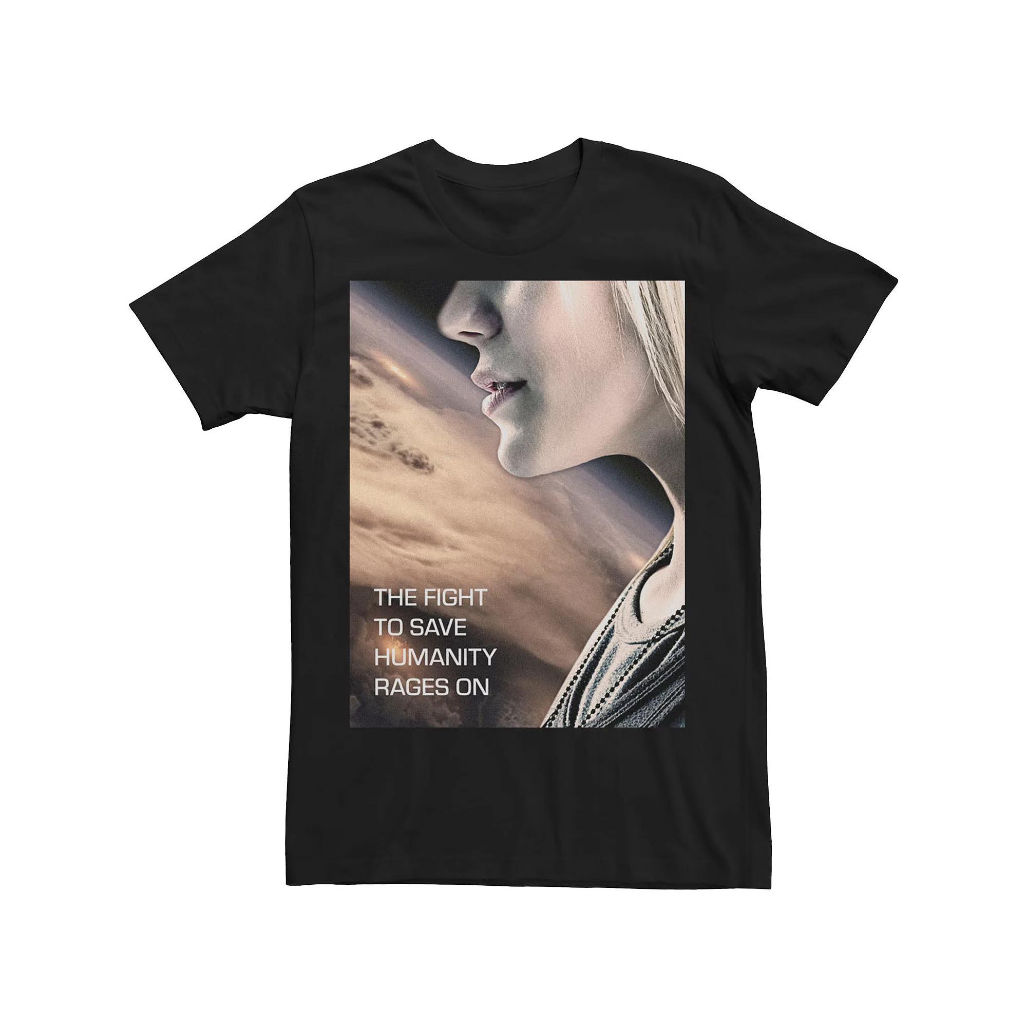 Men's Battlestar Galactica The Fight To Save Humanity Rages On Tee,  Product Image