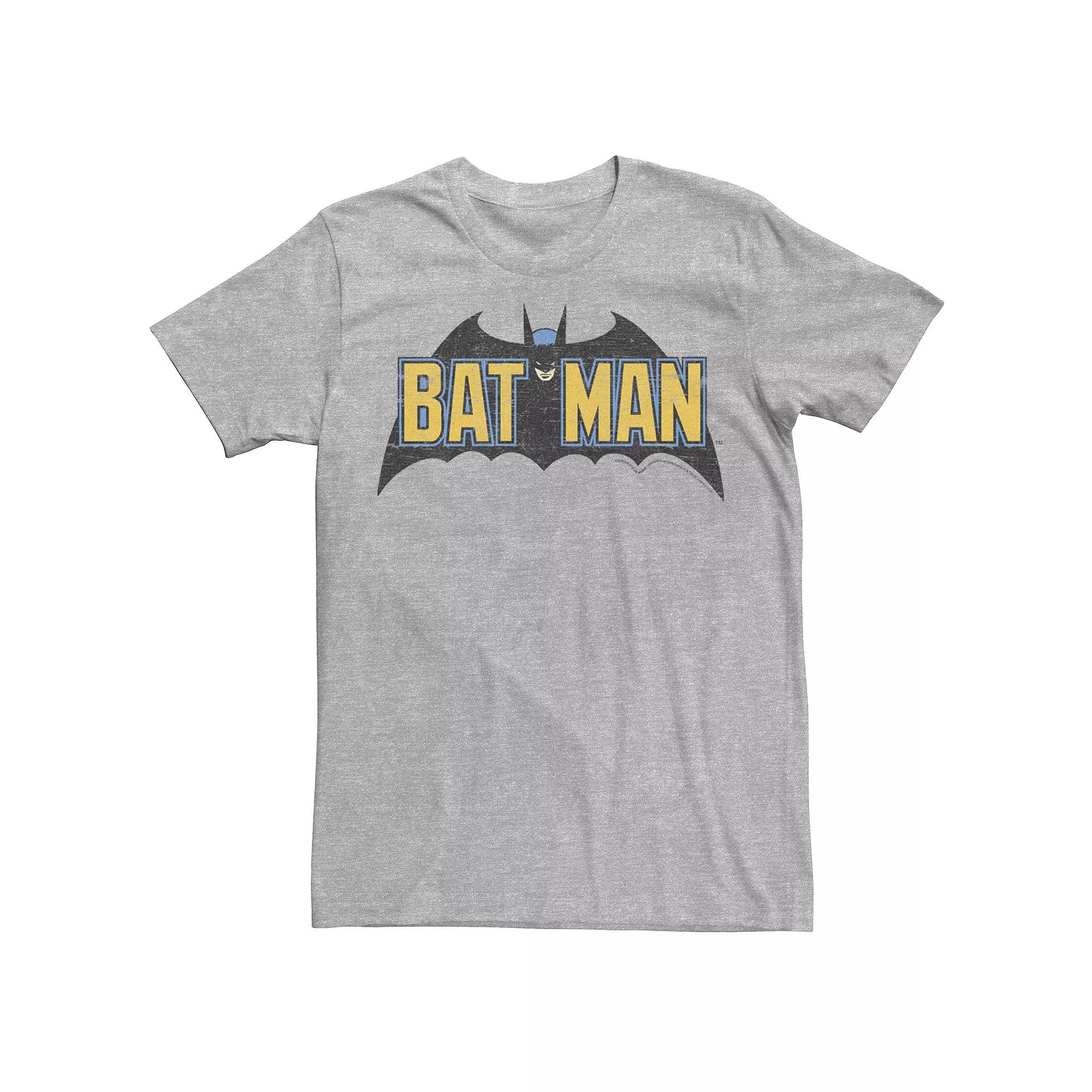 Big & Tall DC Comics Batman Logo Comic Fill Tee, Men's,  Product Image