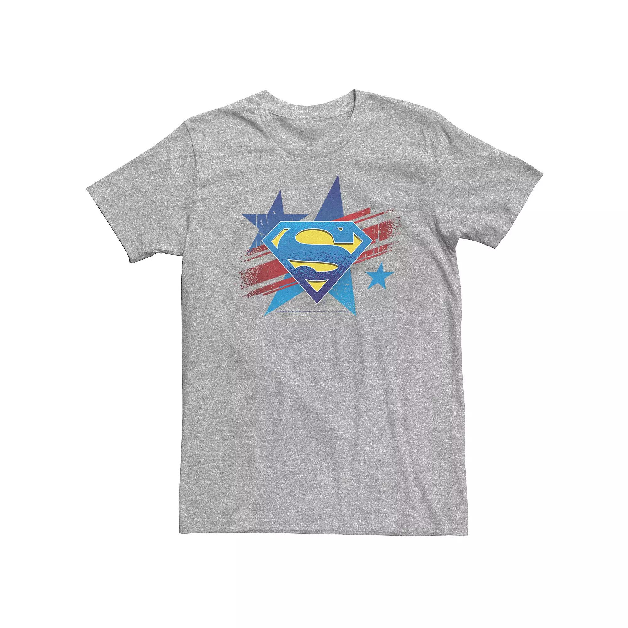 Big & Tall DC Comics Superman Stars And Stripes Chest Logo Tee, Men's,  Product Image