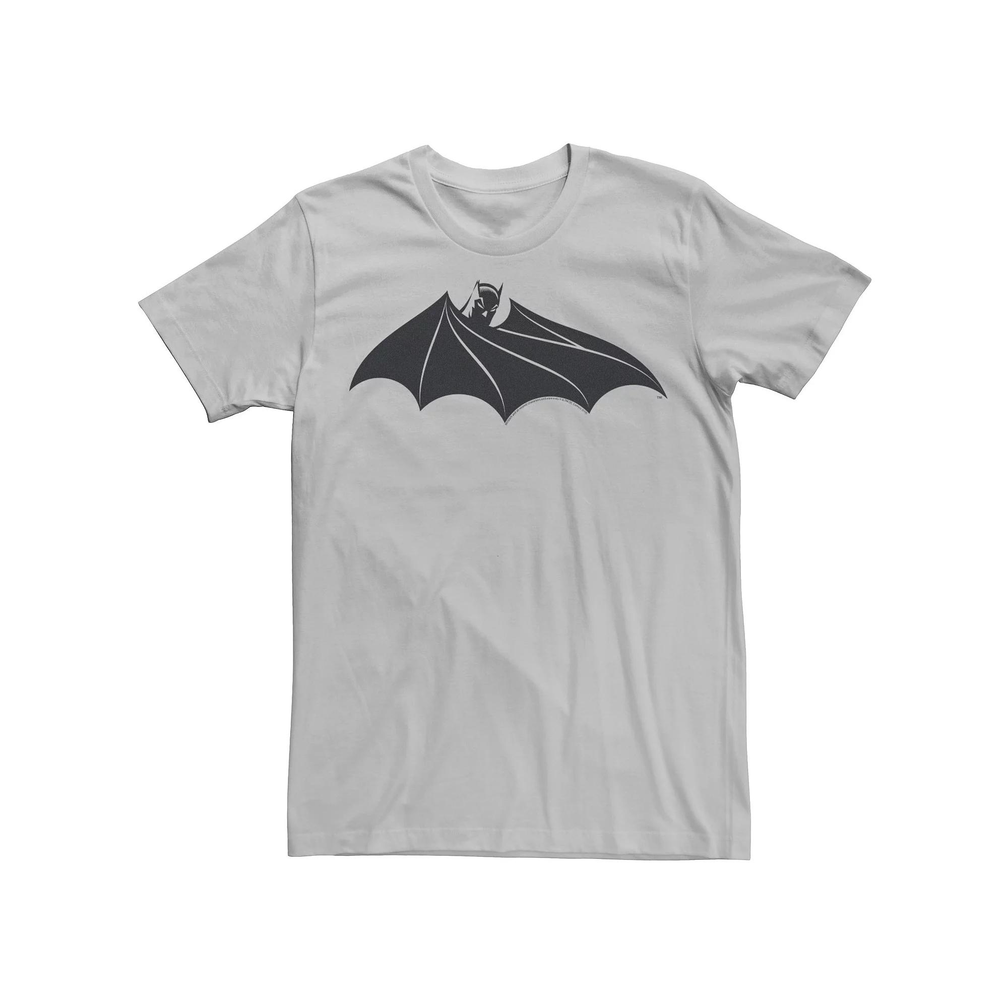 Mens DC Comics Batman Cloak Chest Logo Tee Product Image