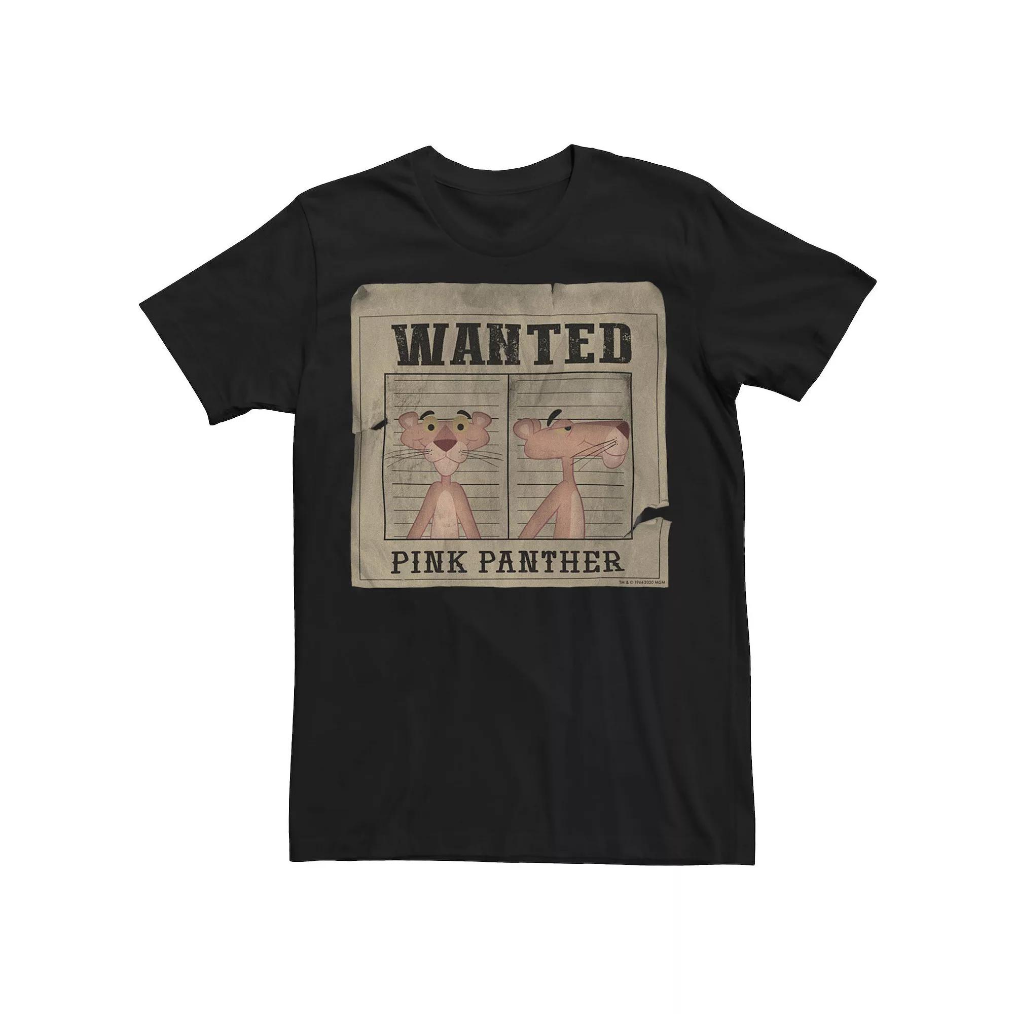 Men's The Pink Panther Wanted Poster Tee,  Product Image