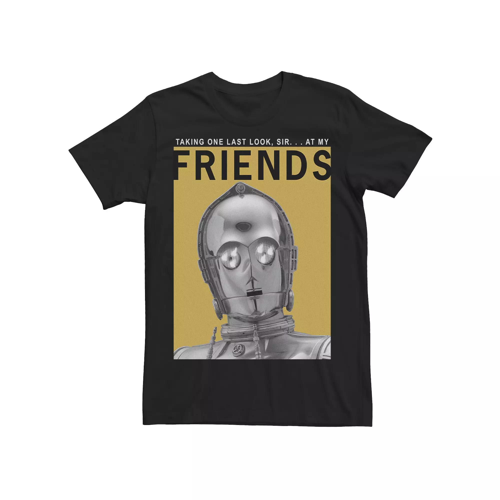 Men's Star Wars The Rise of Skywalker C-3PO My Friends Poster Tee,  Product Image