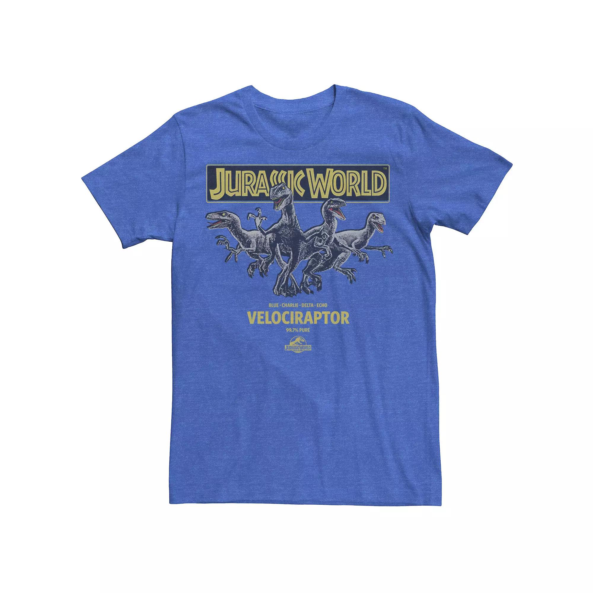 Men's Jurassic World Blue, Charlie, Delta & Echo Pack Tee,  Product Image