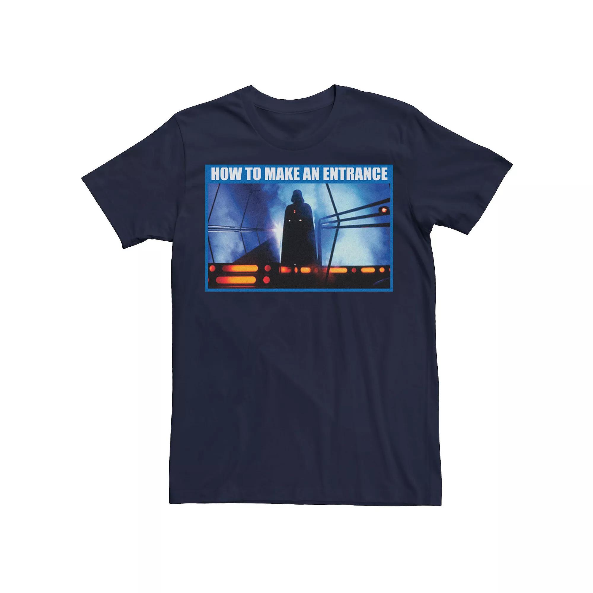 Mens Star Wars Bad Guys Vintage Portrait Logo Tee Grey Heather Product Image