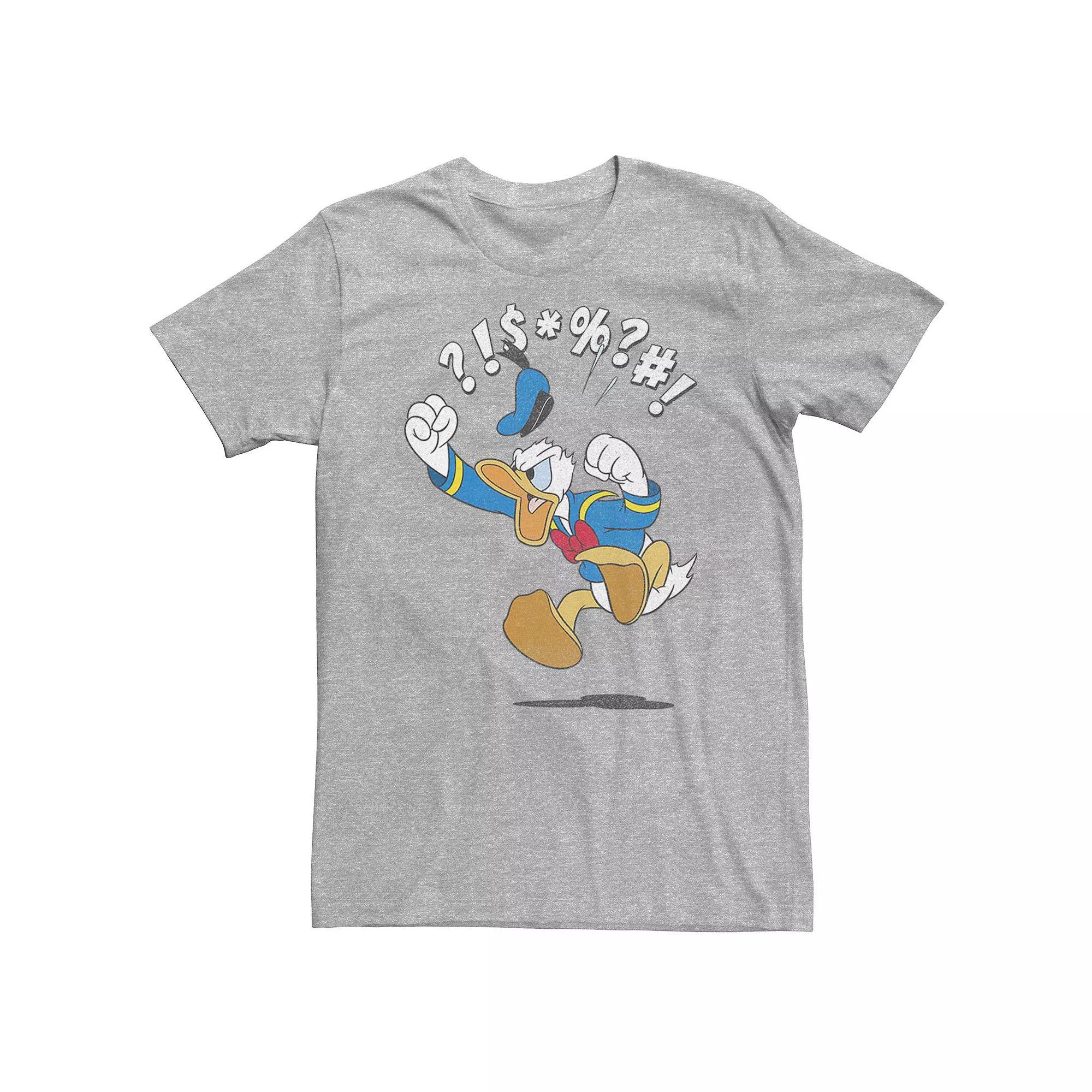 Disney's Donald Duck Big & Tall Angry Jump Tee, Men's,  Product Image