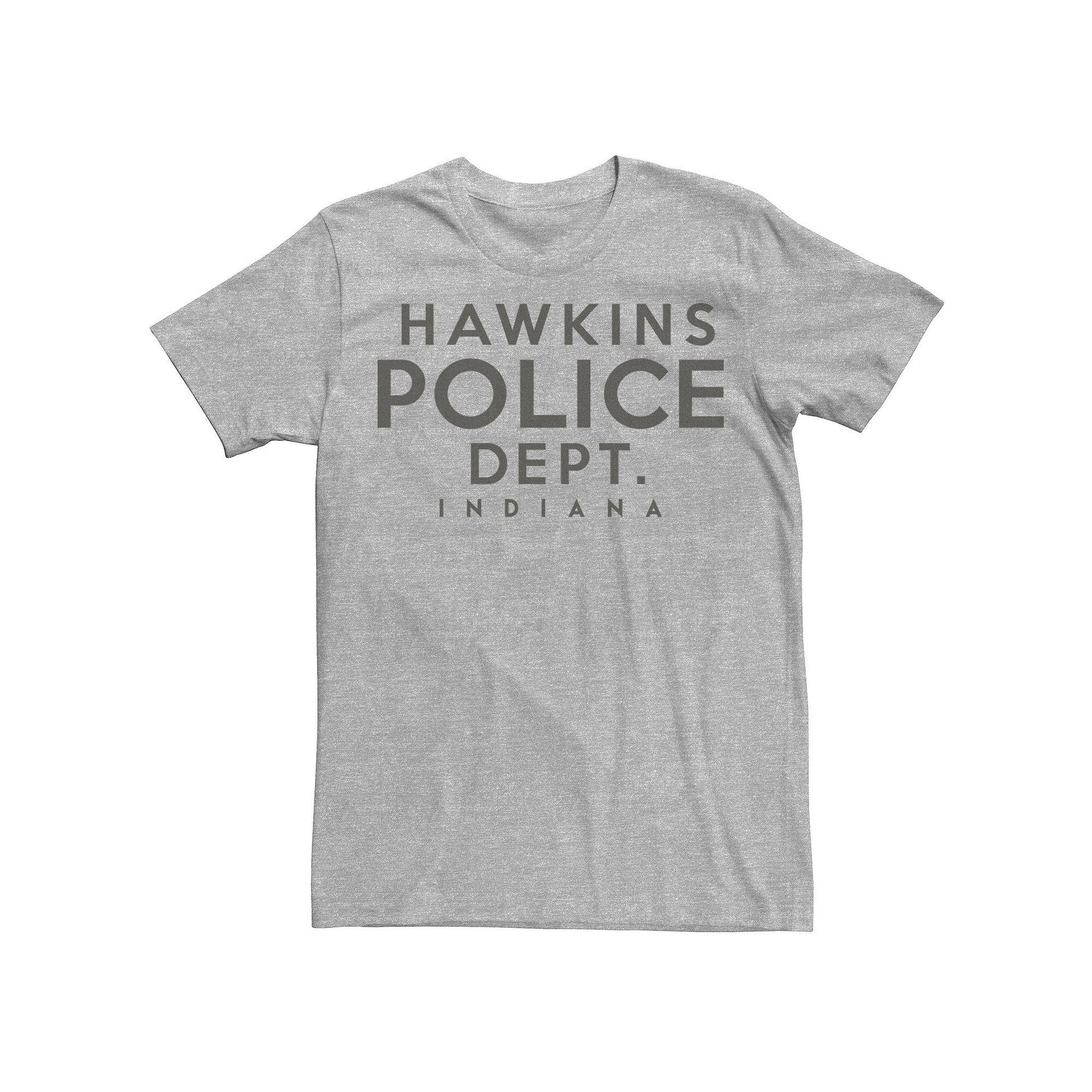 Men's Netflix Stranger Things Hawkins Police Dept. Indiana Tee,  Product Image