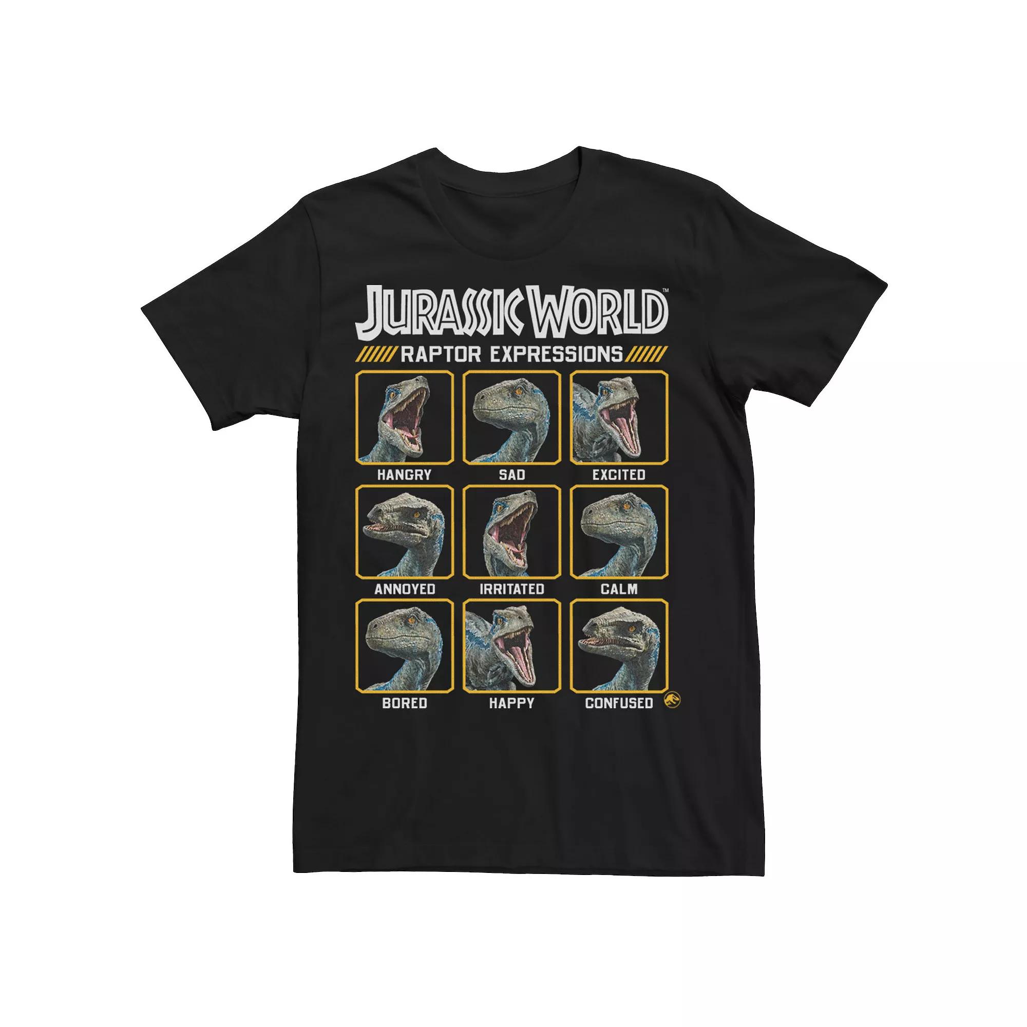 Men's Jurassic World Raptor Expressions Tee,  Product Image