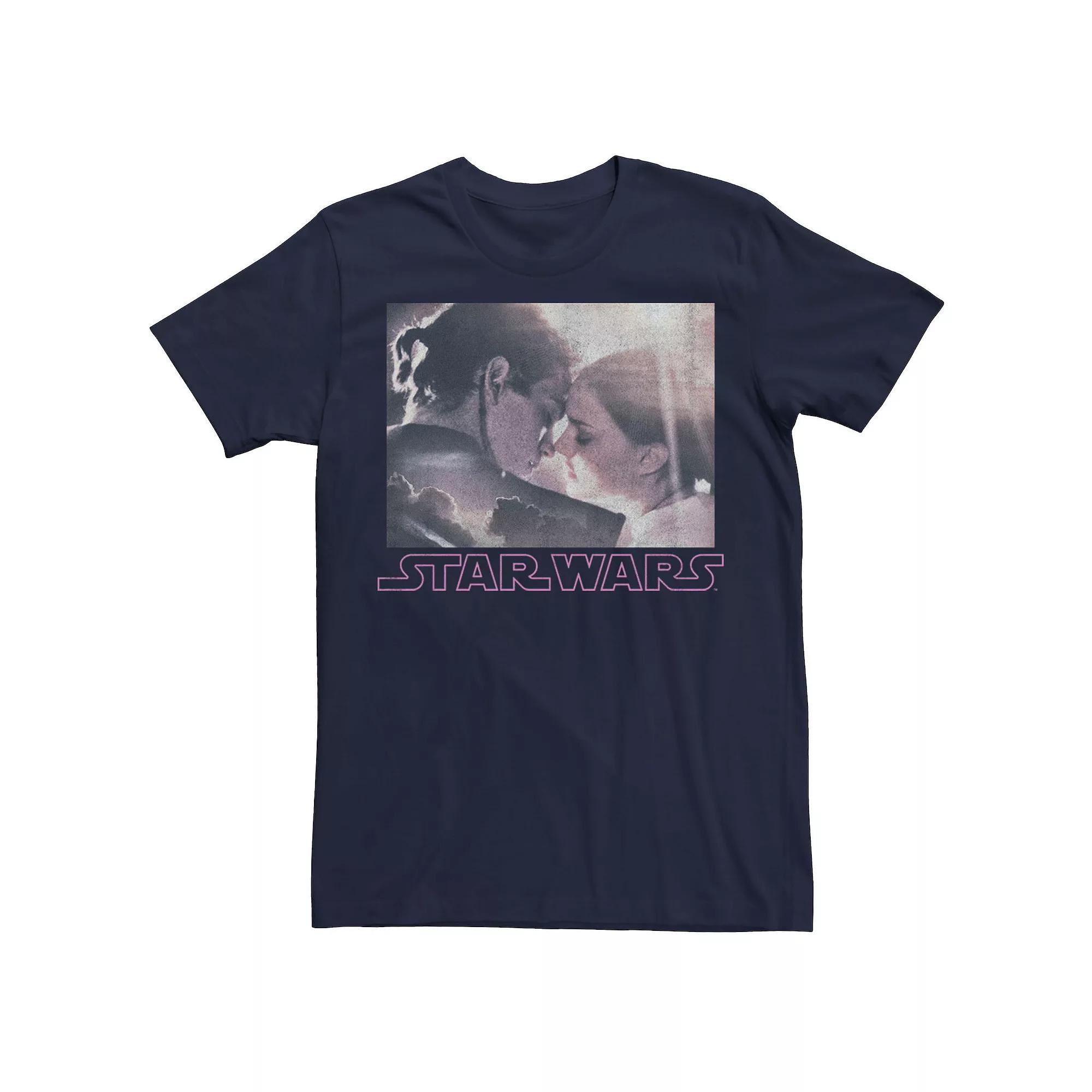 Men's Star Wars Padme & Anakin Kiss Portrait Tee,  Product Image