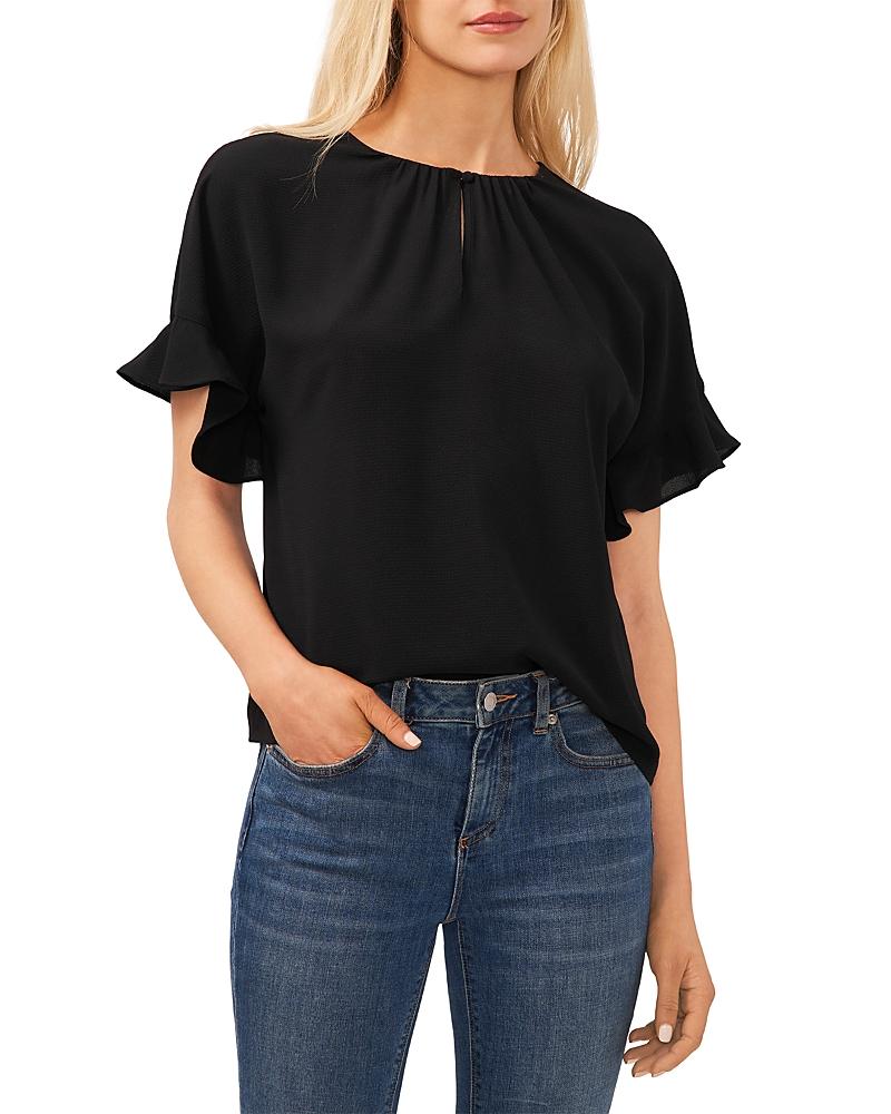 CeCe Ruffle Sleeve Drop Shoulder Blouse Product Image