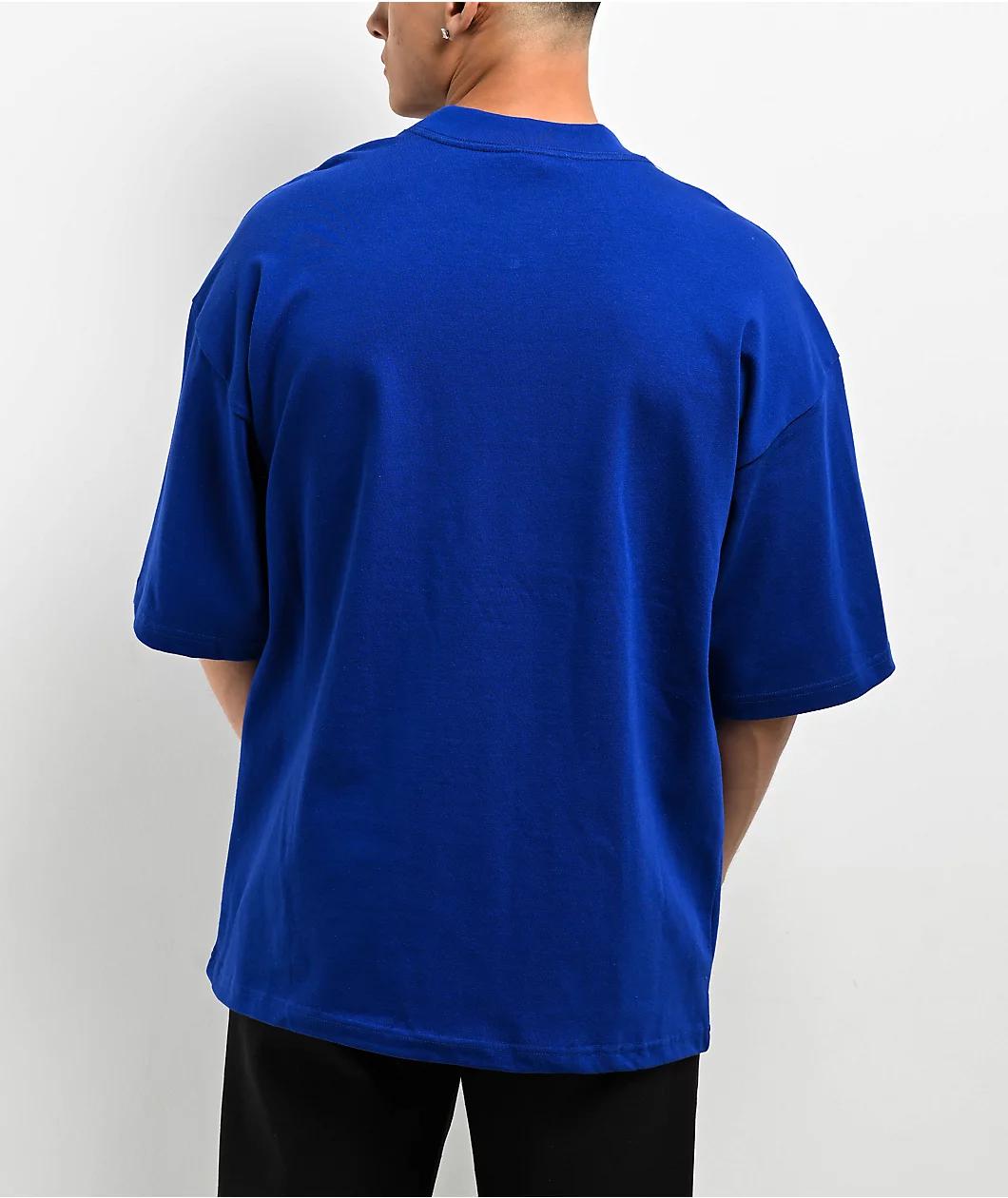 Shaka Wear Max Heavyweight Garment Dye Midnight Navy T-Shirt Product Image