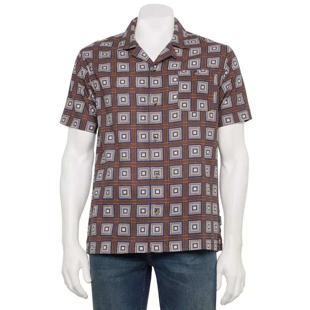 Men's Reverse Threads Men's Reverse Threads Rowan Print Button Down-Shirt,  Product Image