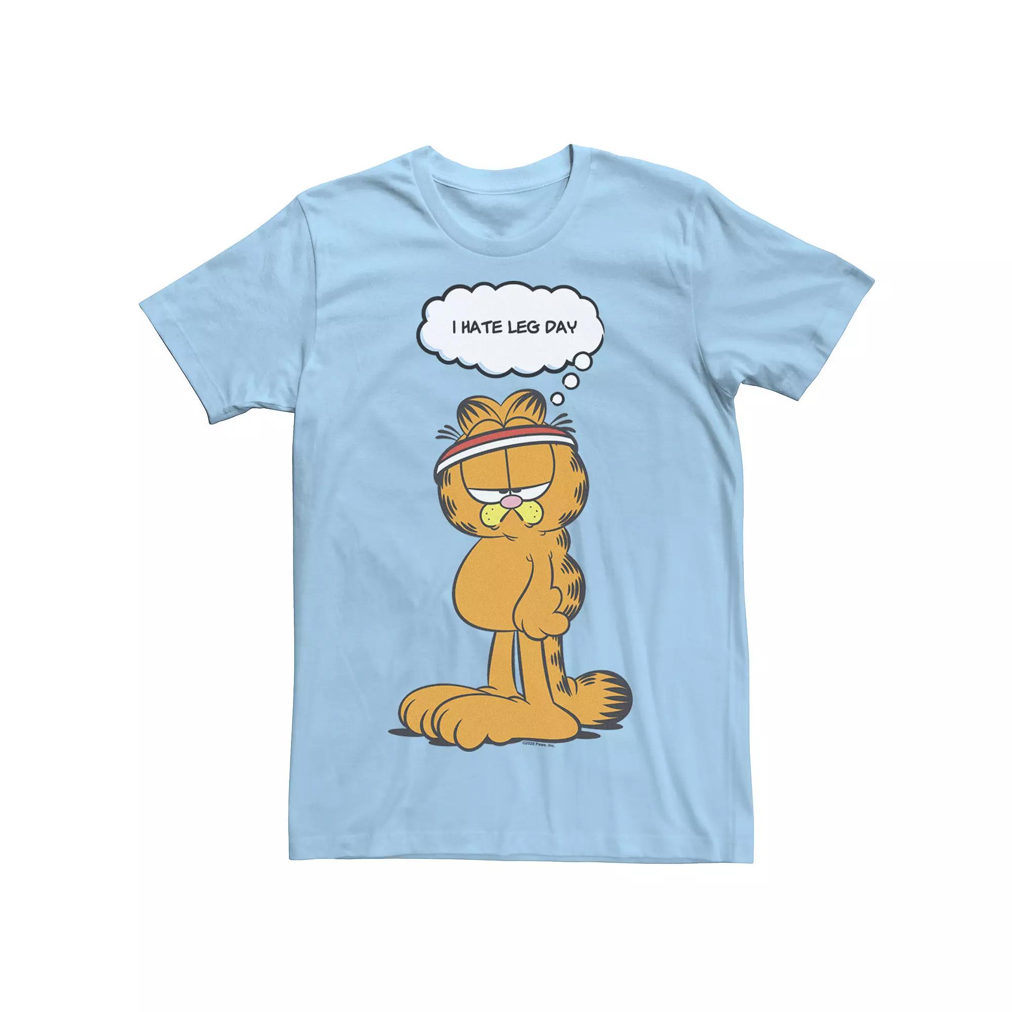 Men's Garfield Leg Day Comic Tee,  Product Image