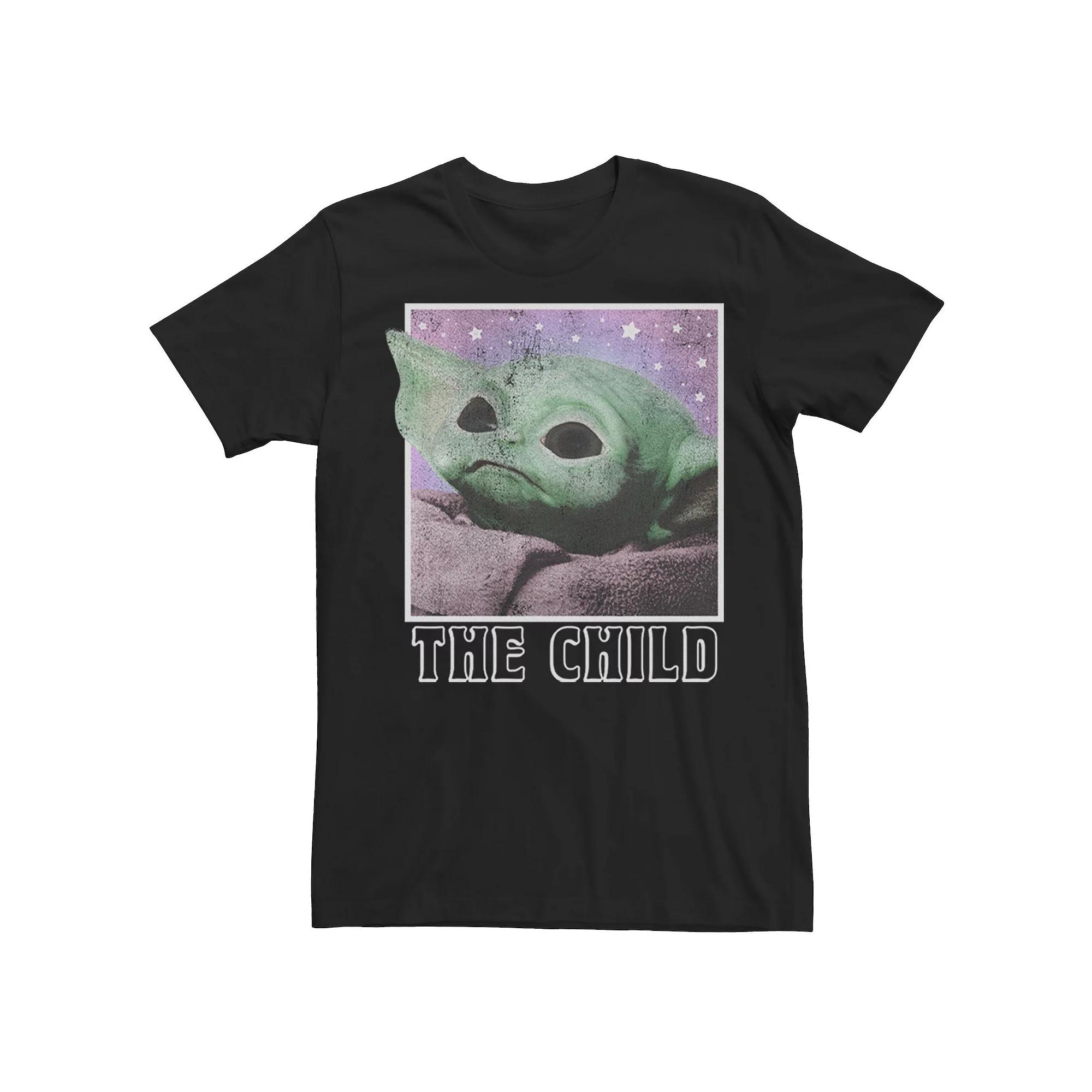 Men's Star Wars The Mandalorian Cosmic Child Galactic Tee,  Product Image