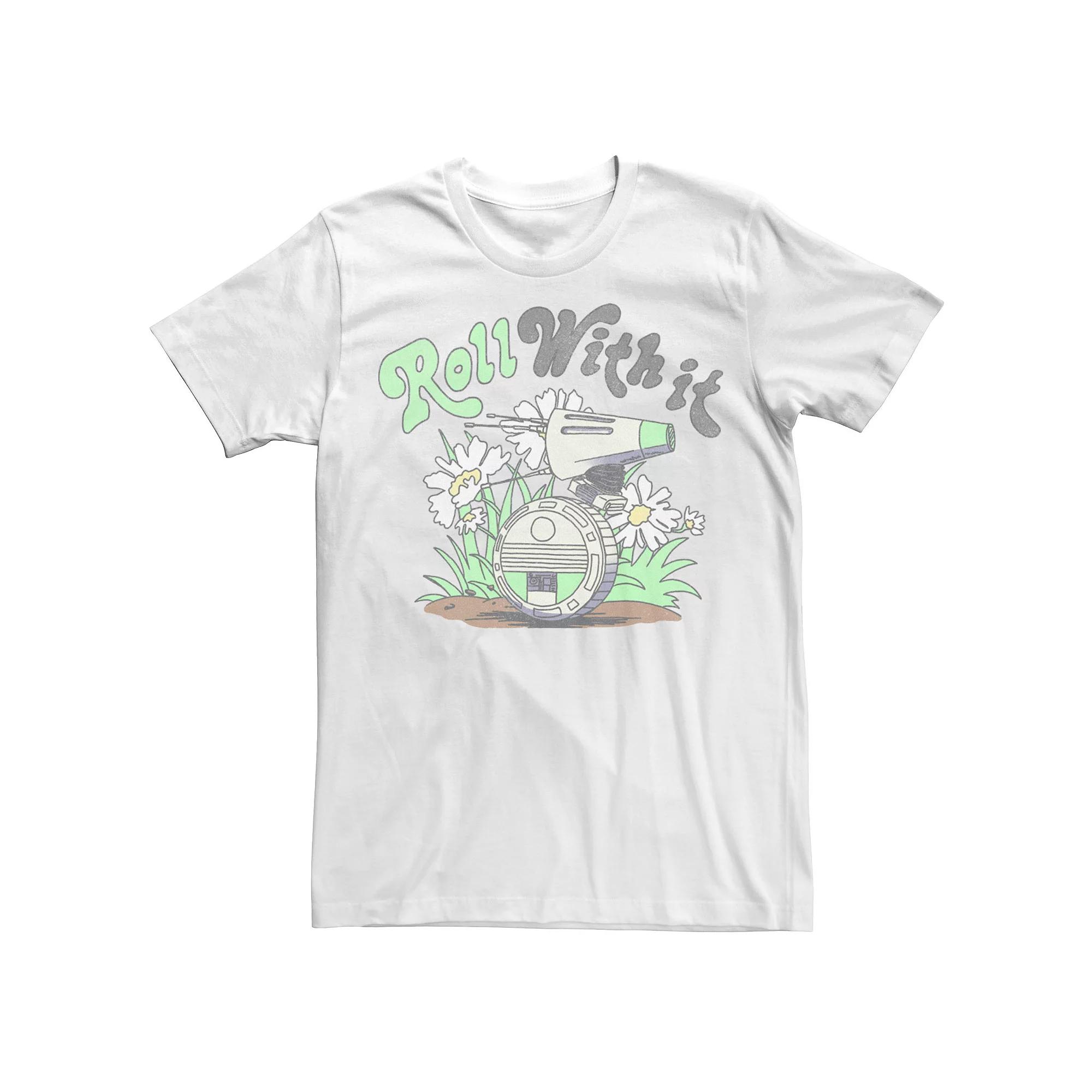 Men's Star Wars The Rise of Skywalker D-0 Roll With It Graphic Tee,  Product Image