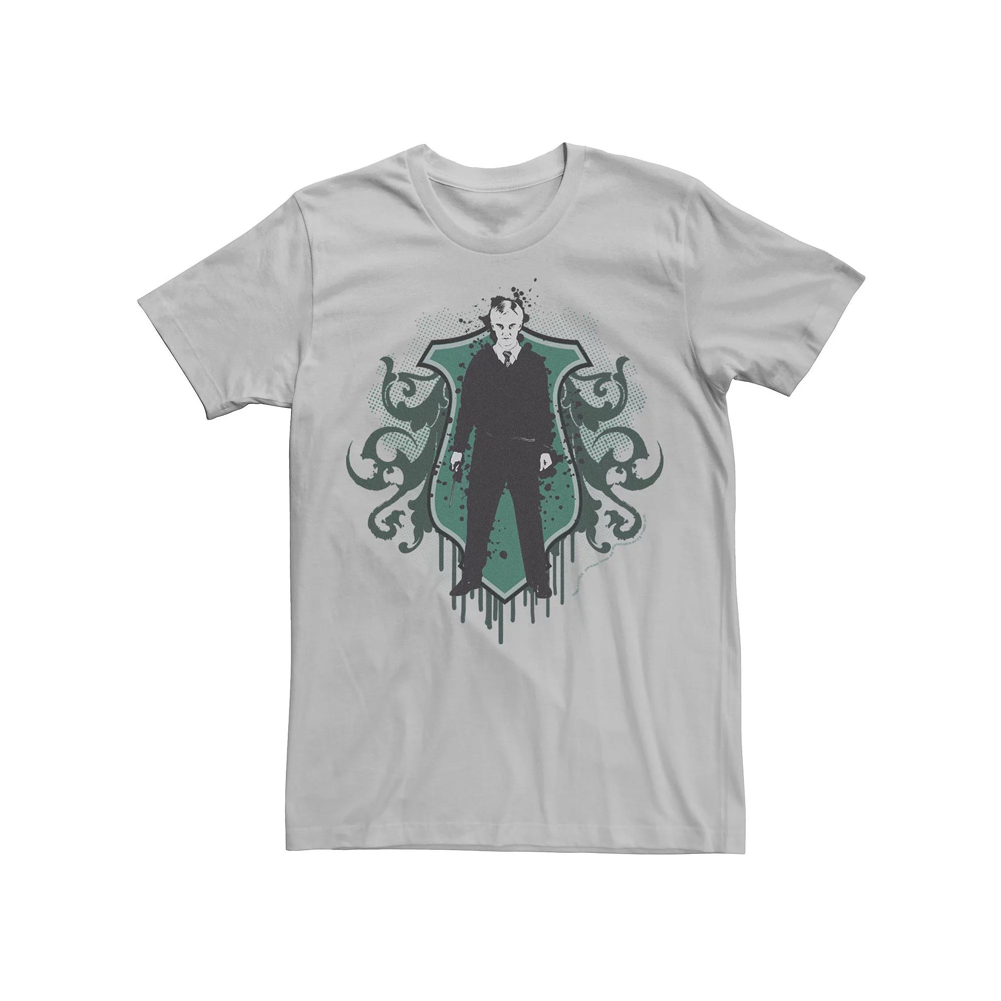 Men's Harry Potter Draco Malfoy Dripping Portrait Graphic Tee,  Product Image