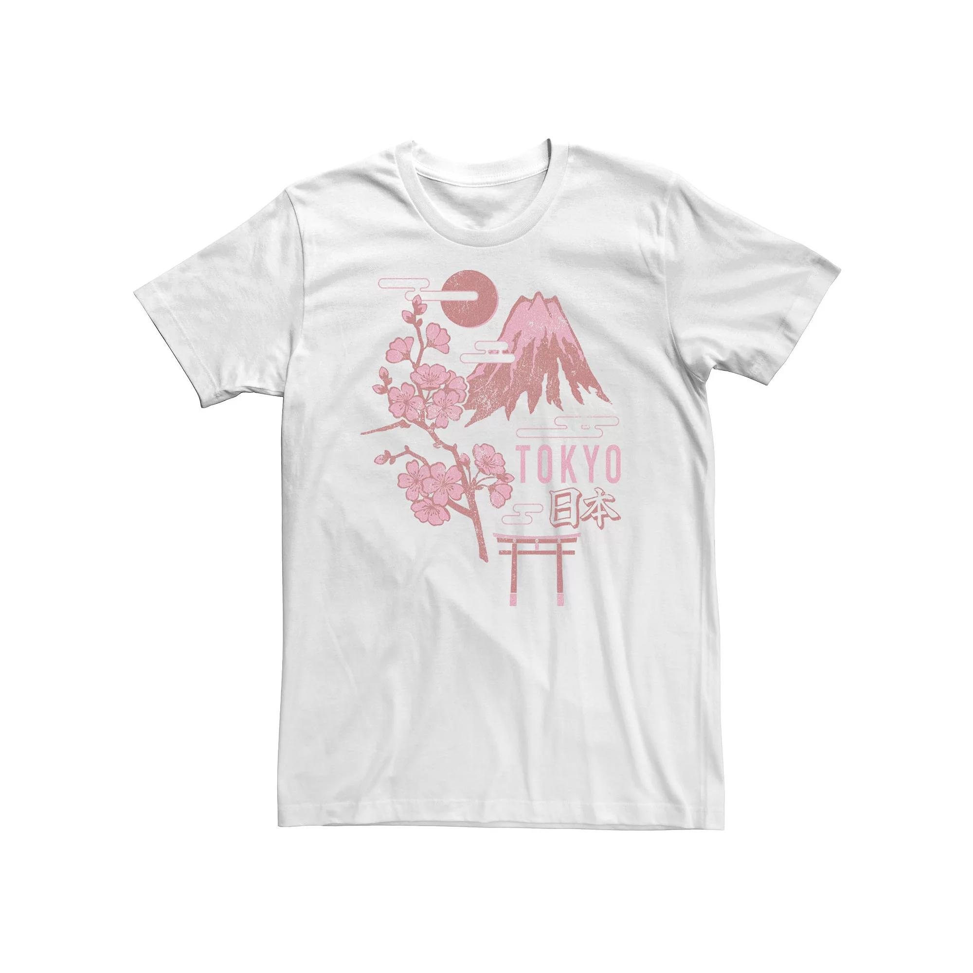 Big & Tall Fifth Sun Tokyo Pink Hue Collage Stamp Tee, Men's,  Product Image
