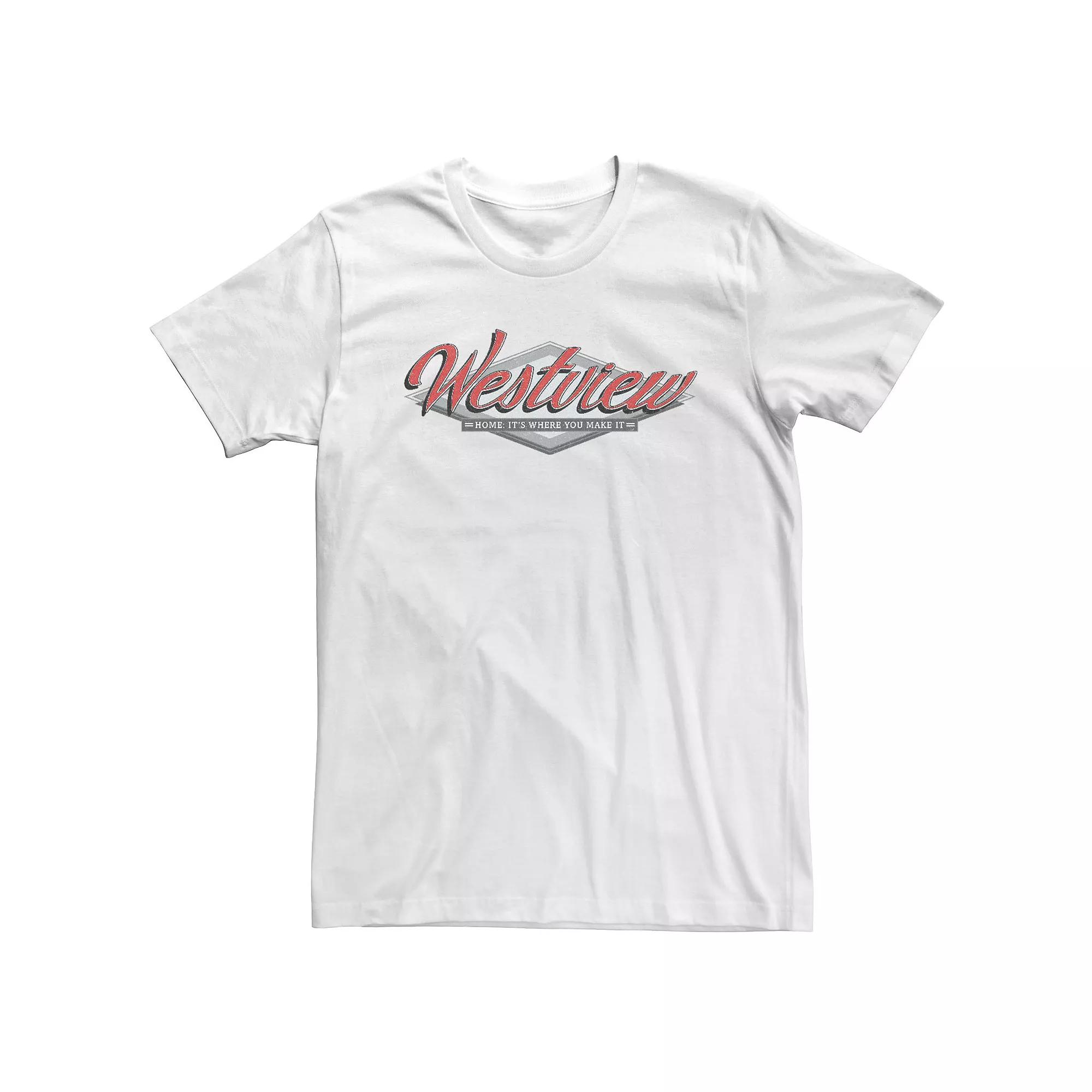 Big & Tall Marvel WandaVision Westview Home: It's Where You Make It Tee, Men's,  Product Image