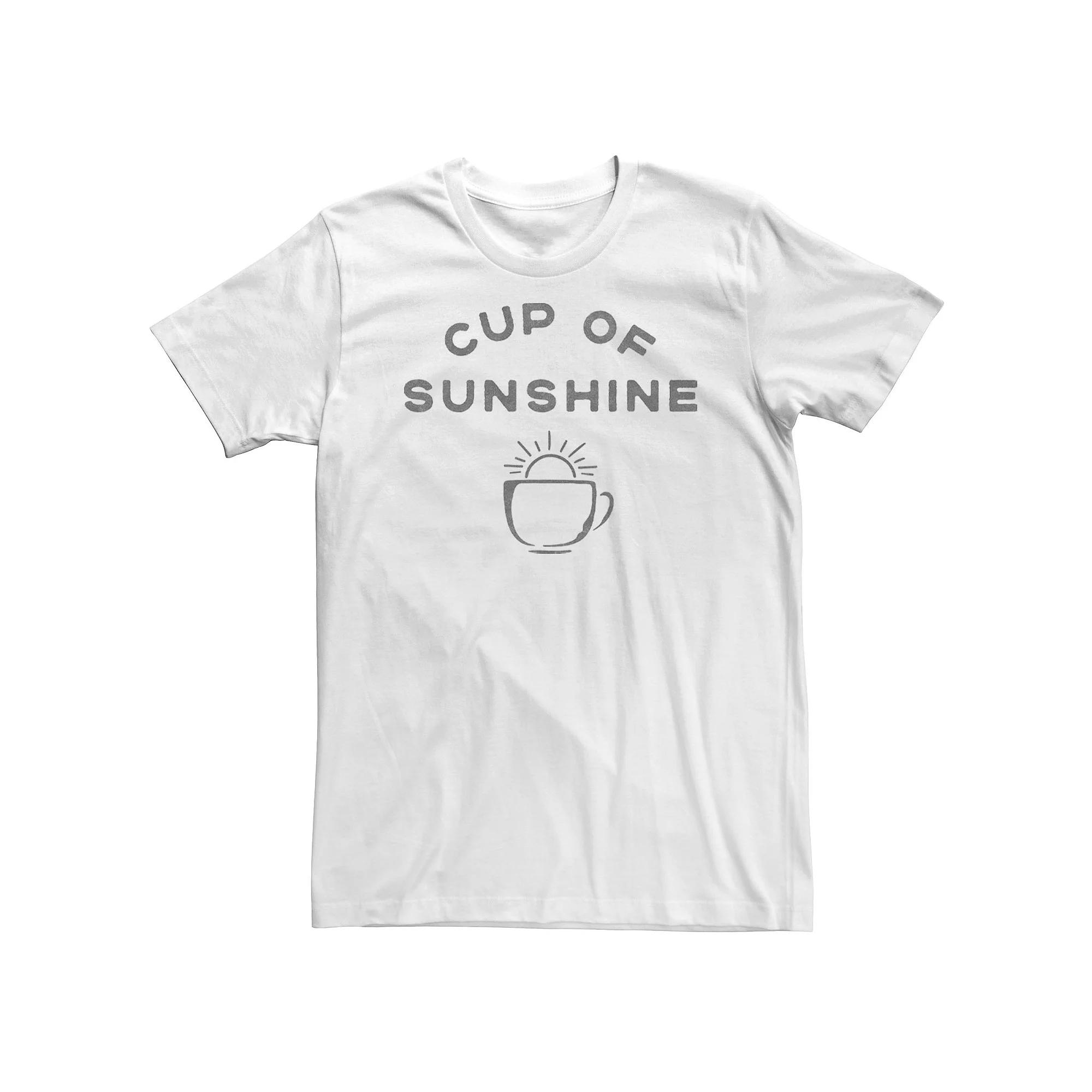 Big & Tall Coffee Sunshine Tee, Men's,  Product Image
