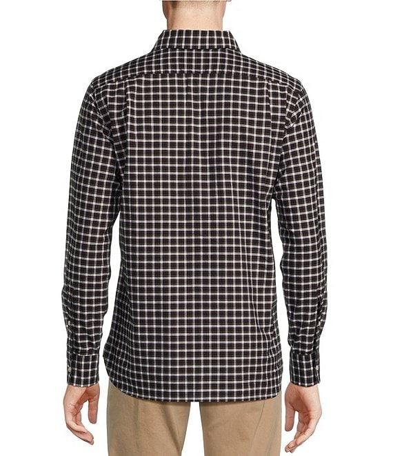 Cremieux Blue Label Big & Tall Slim Fit Plaid Check Oxford Long Sleeve Woven Shirt Product Image