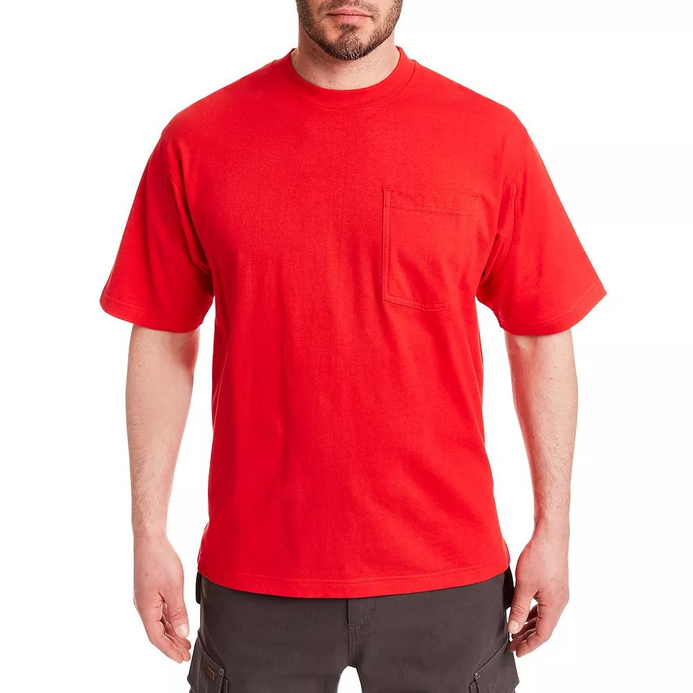 Men's Smith's Workwear Extended-Tail Cotton Crewneck Tee,  Product Image