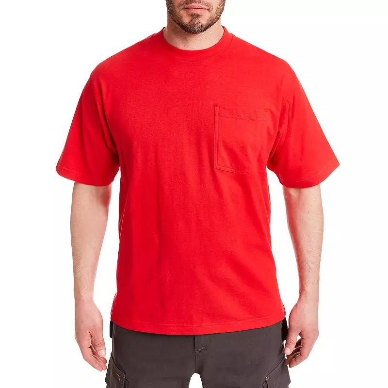 Men's Smith's Workwear Extended-Tail Cotton Crewneck Tee,  Product Image