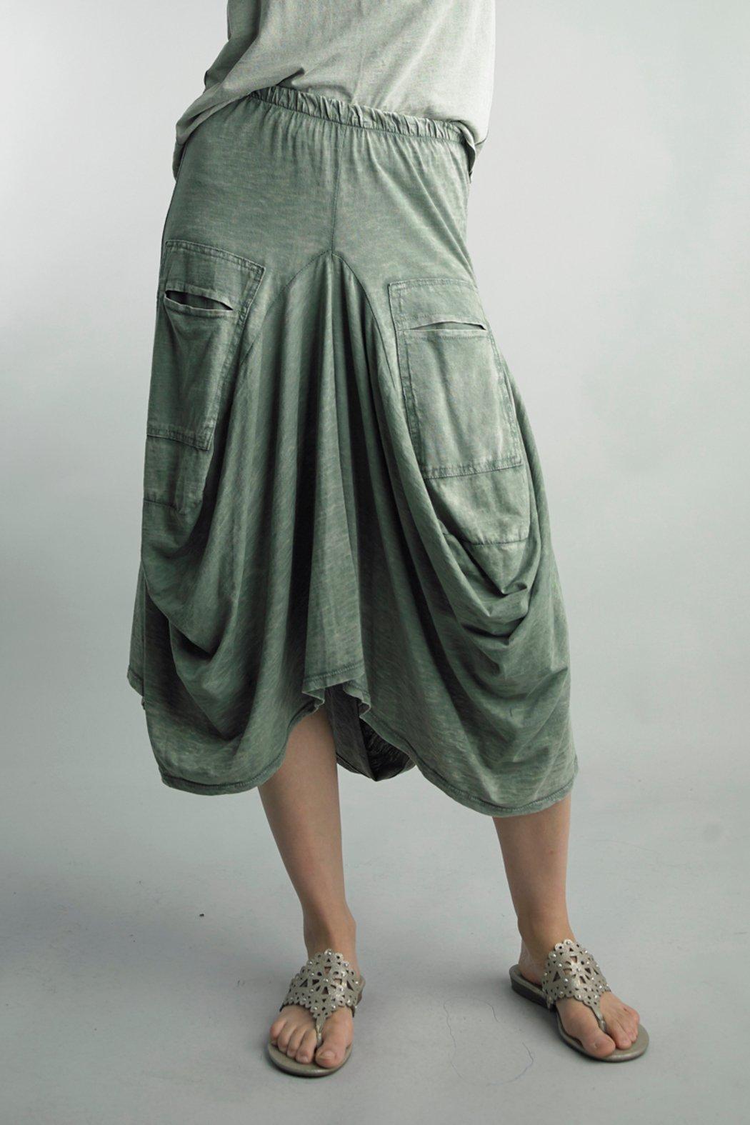 Olive Bubble Skirt Product Image
