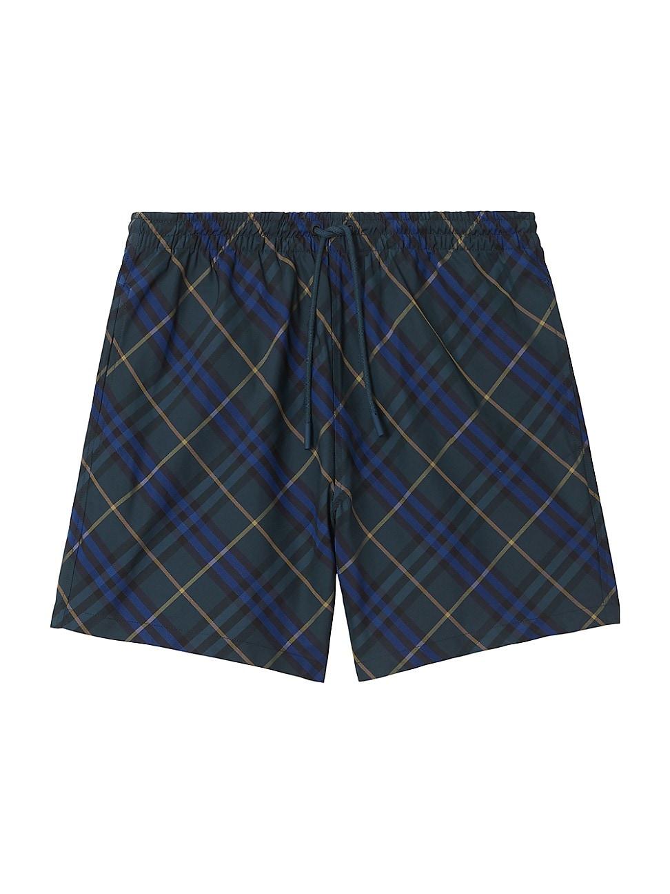 Mens Check Swim Shorts Product Image