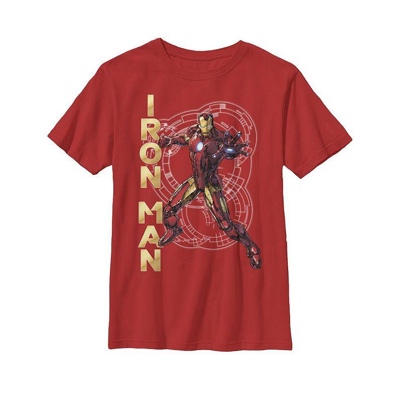 Boys' 8-20 Marvel Avengers Iron Man Tech Graphic Tee, Boy's,  Product Image