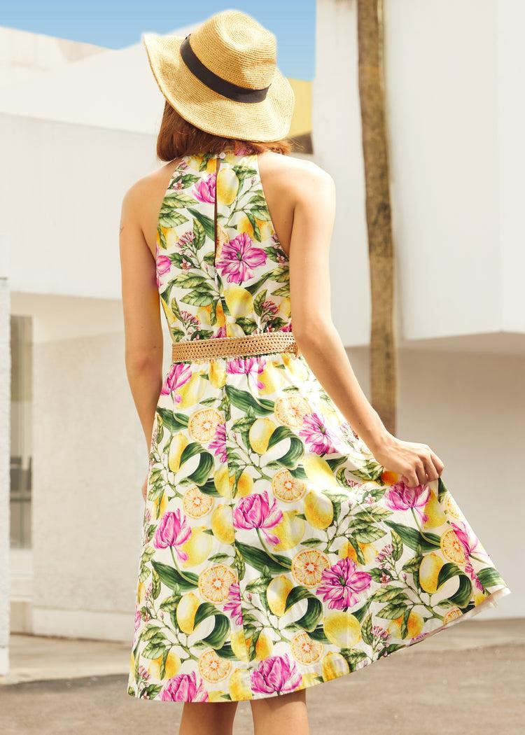 The Citrus Grove Getaway Dress Product Image