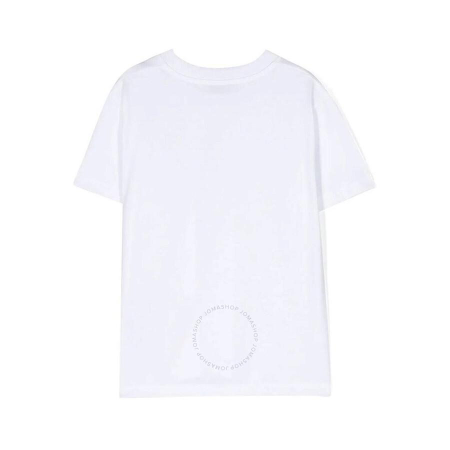 MONCLER Mens White Brand-patch Short-sleeve Pack Of Three Cotton-jersey T-shirt Product Image