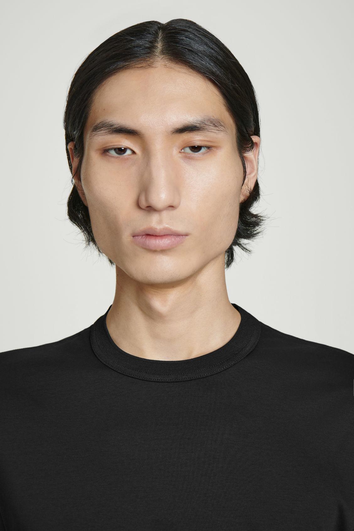 REGULAR-FIT MERCERIZED-COTTON T-SHIRT Product Image