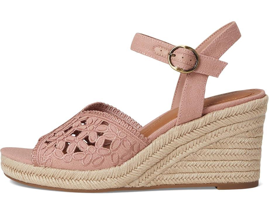 Women's Lucky Brand Coyna Floral Espadrille Wedge Sandals Product Image